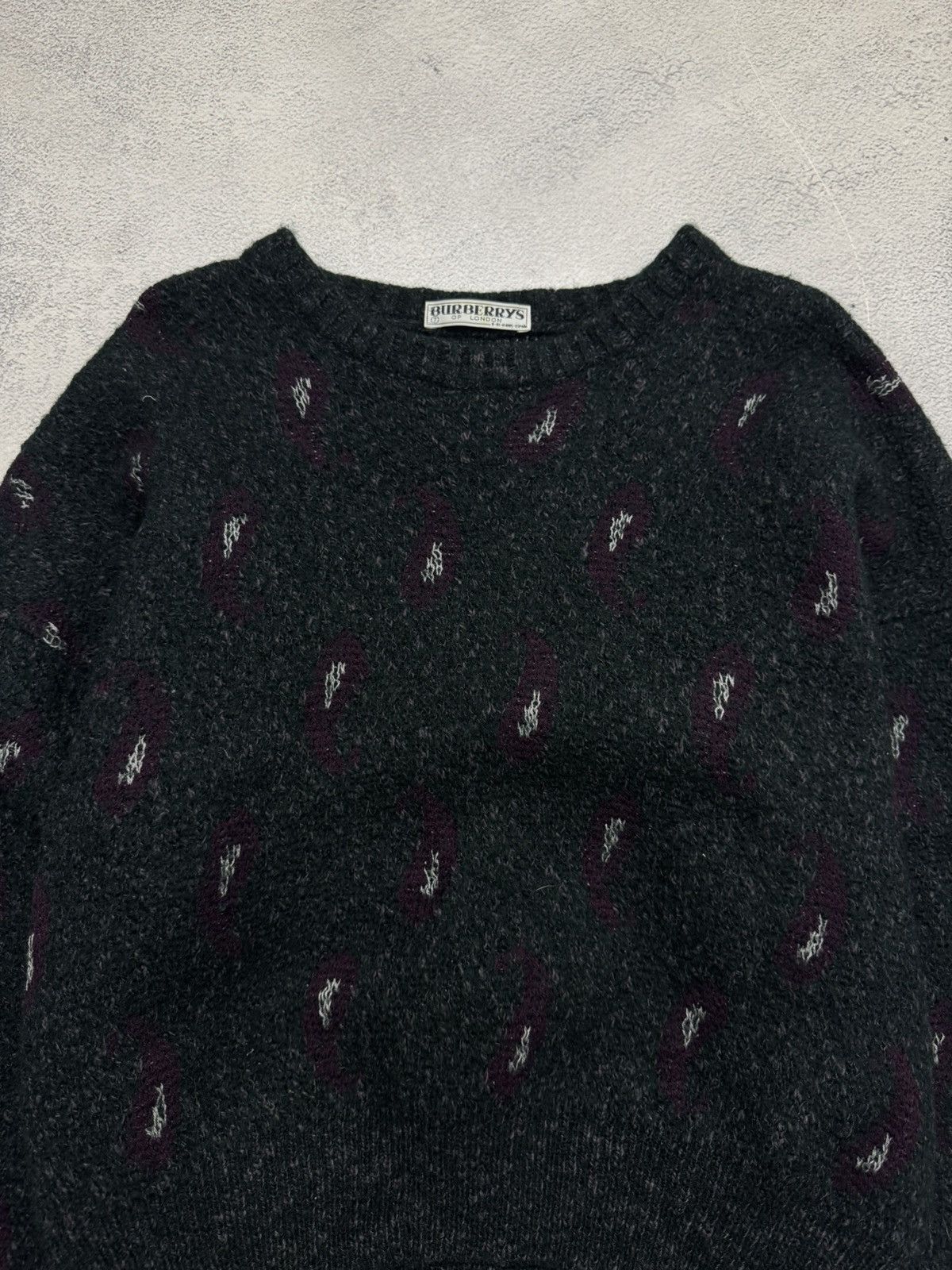 Burberry Vintage Luxury Burberrys Monogram Sweater Size S / US 4 / IT 40 - 1 Thumbnail