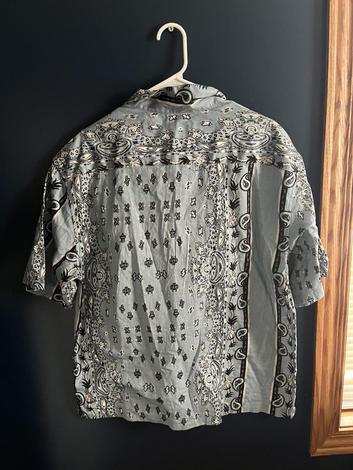 Topman Topman Light Blue Dragon Button Up Shirt Size US XL / EU 56 / 4 - 2 Thumbnail