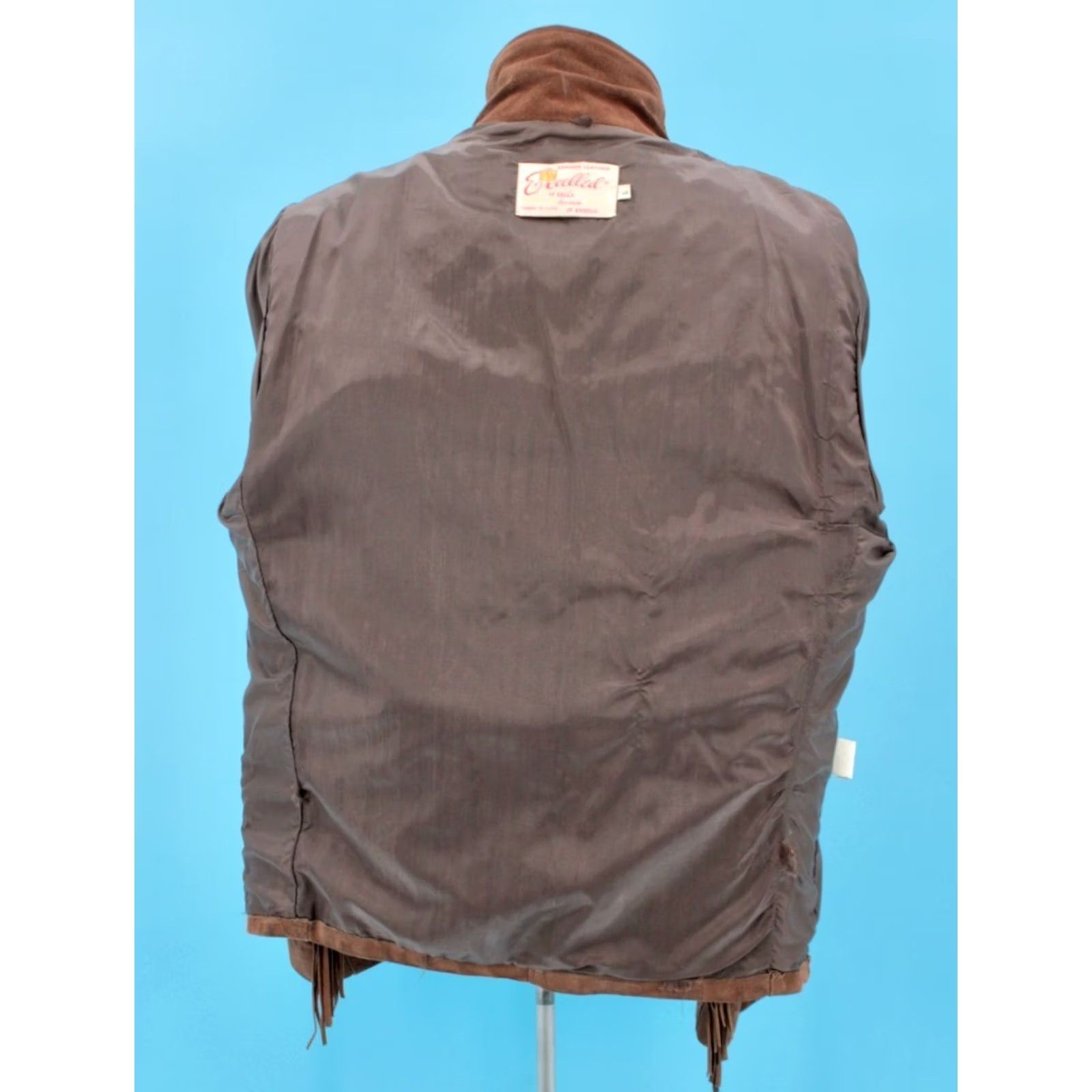 Vintage VINTAGE Excelled 70s Suede Fringe Jacket L Brown Mens Size US L / EU 52-54 / 3 - 6 Thumbnail
