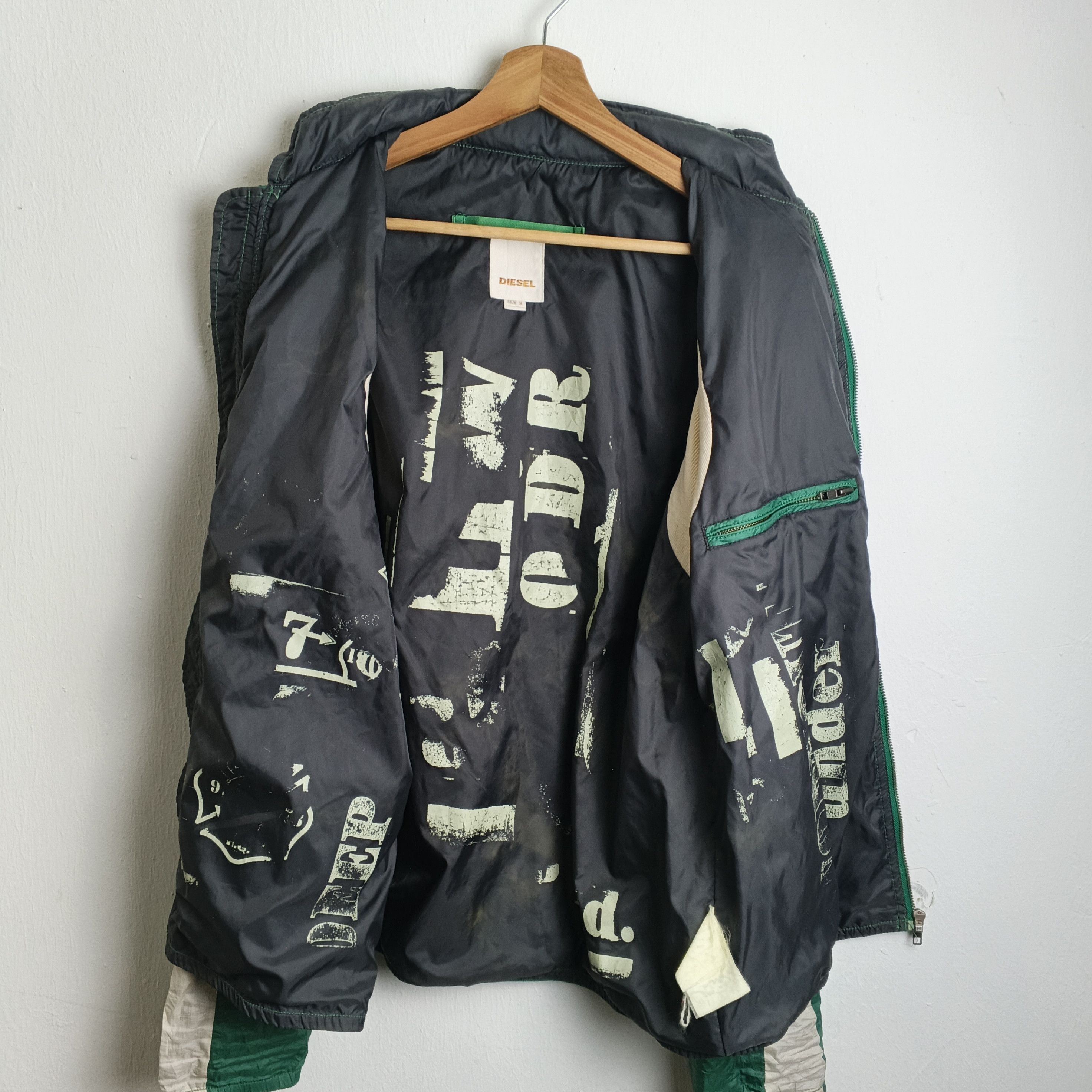 Diesel Vintage Y2K Diesel Multi Pocket Blousan Jacket Size US M / EU 48-50 / 2 - 2 Thumbnail