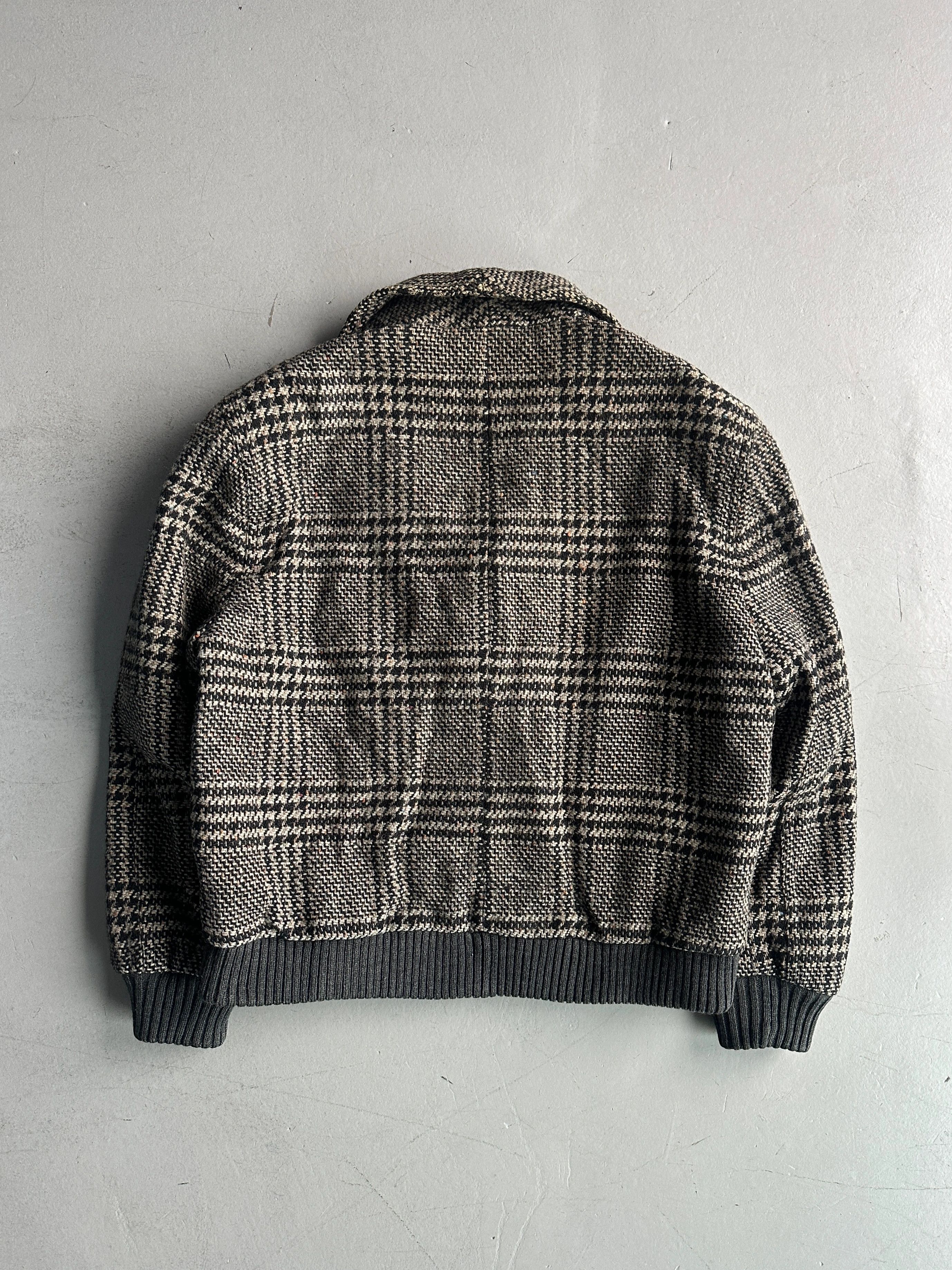 Valentino VALENTINO 1980s BOXY FIT SHAWL COLLAR PLAID JACKET Size US L / EU 52-54 / 3 - 9 Thumbnail