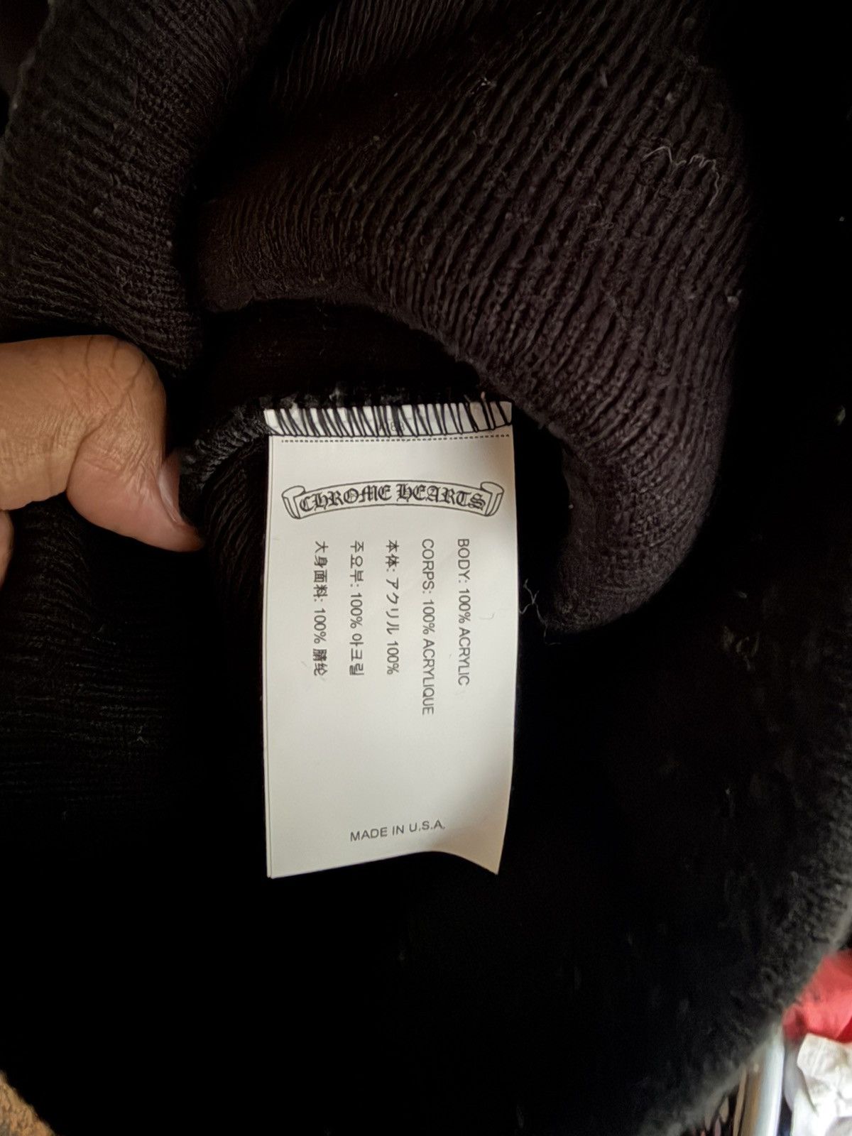 Chrome Hearts Chrome heart beanie Size ONE SIZE - 3 Thumbnail