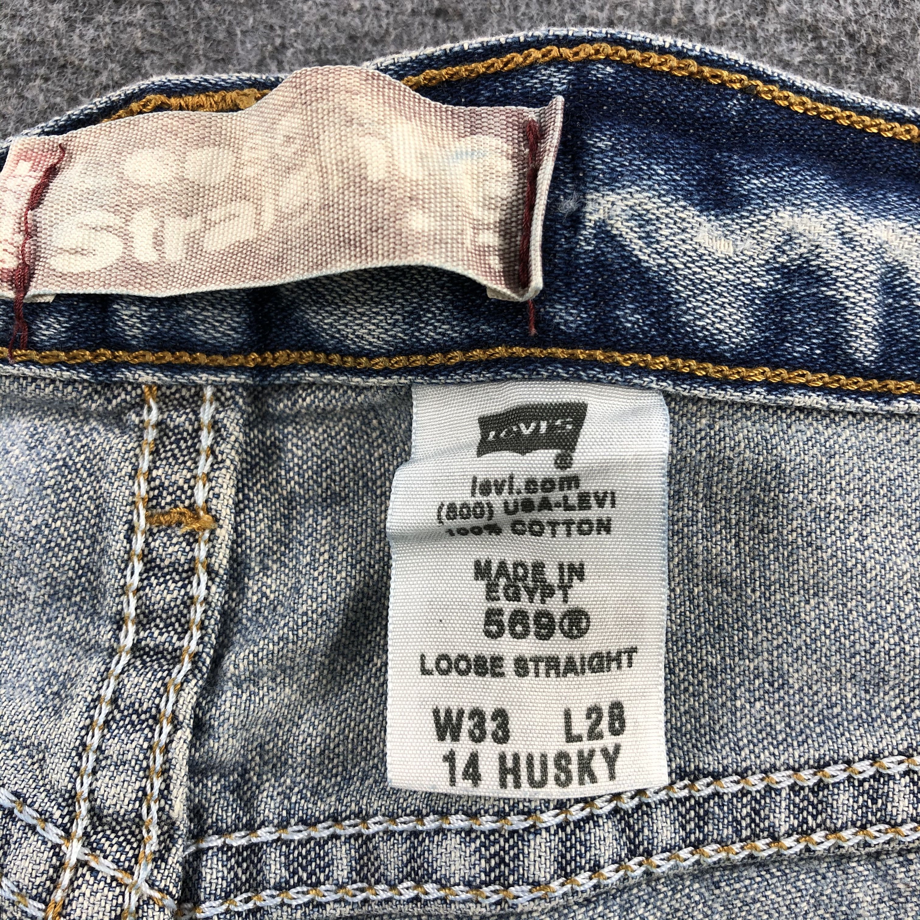 Levi's Vintage Light Wash Levis 569 Jeans-J1912 Size US 34 / EU 50 - 13 Thumbnail