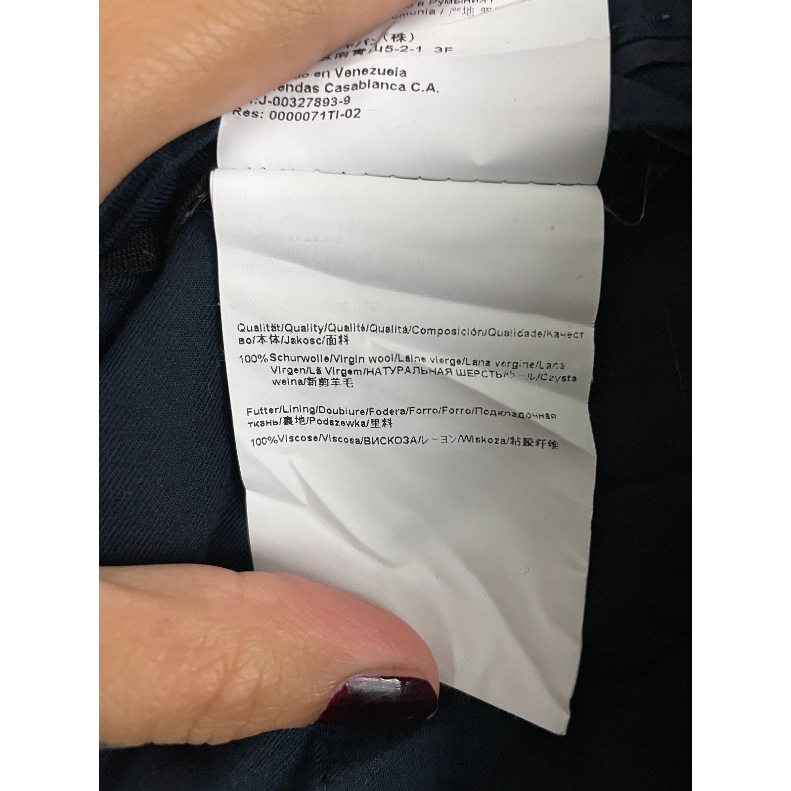 Hugo Boss Hugo Boss Dress Pants 34 R Men's 100% Virgin Wool Size US 34 / EU 50 - 6 Thumbnail