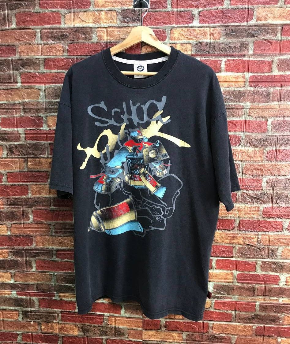 Rap Tees × Vintage VINTAGE Y2K SOHK SCHOOL OF HARD KNOCKS RAPTEES/HIPHOP XXL Size US XXL / EU 58 / 5 - 8 Thumbnail