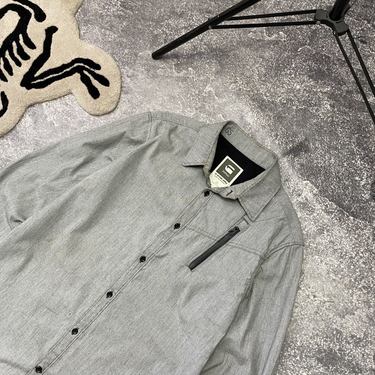 G-Star Vintage G-Star Raw Small logo streetwear button overshirt Size US L / EU 52-54 / 3 - 2 Thumbnail