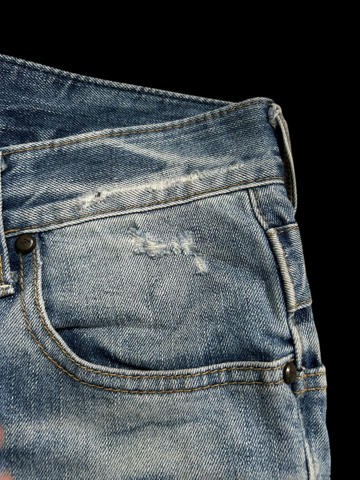 Japanese Brand × Kapital × Vintage Double Waist Lolita Japanese Punk Style Denim Jeans Size US 32 / EU 48 - 12 Thumbnail