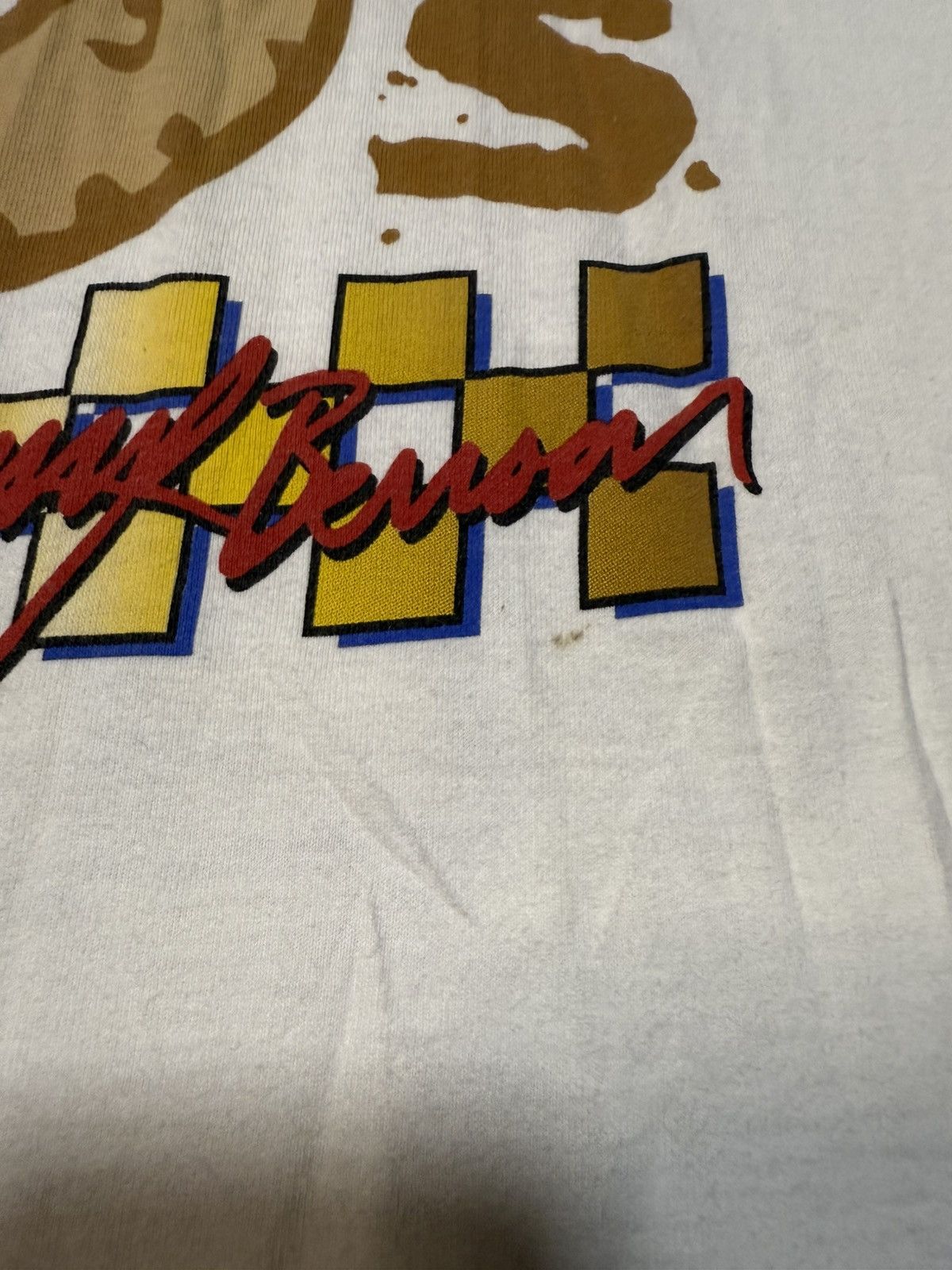 NASCAR Johnny Benson Cheerios Racing Nascar Tee Mens XL AOP Vintage Size US XL / EU 56 / 4 - 4 Thumbnail