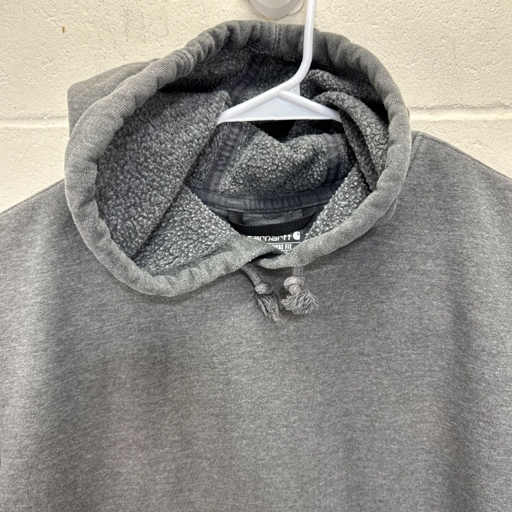 Carhartt Carhartt Loose Fit K288 026 Midweight Graphic Workwear Gray Hoodie Men's Large Size US L / EU 52-54 / 3 - 3 Thumbnail