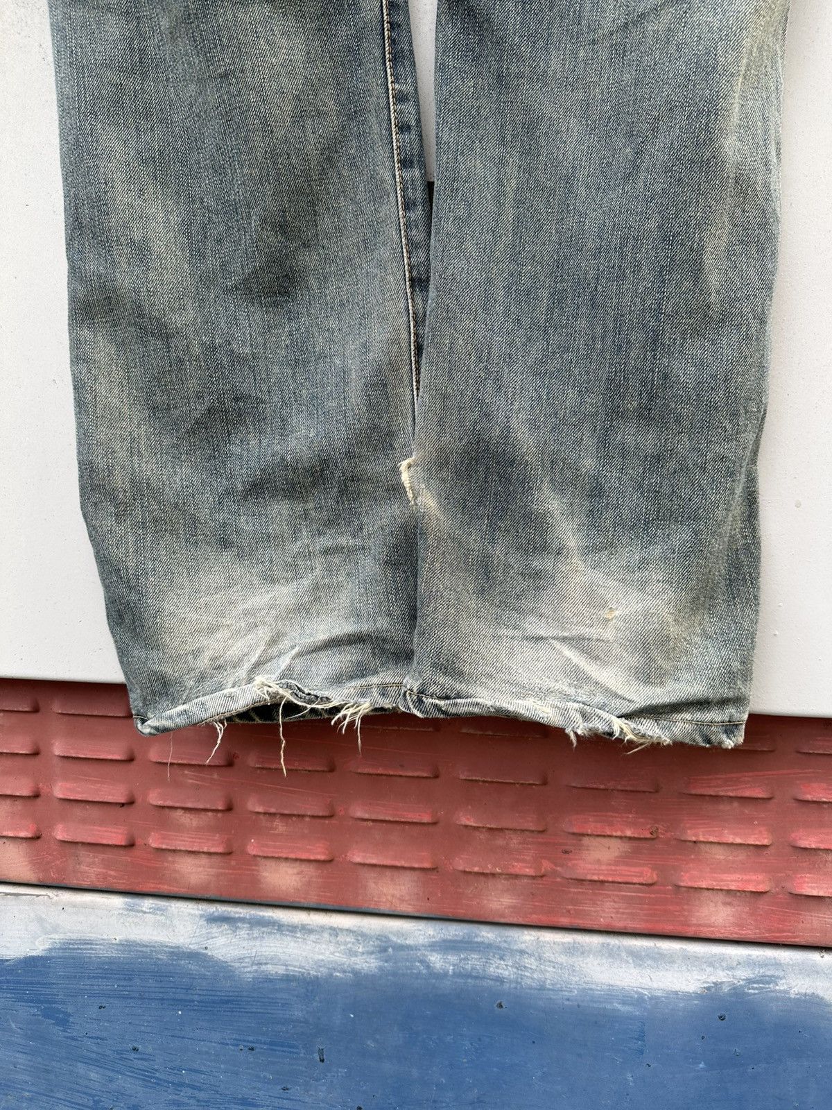 Edwin 👹Vintage Edwin 404 Washed Baggy Jeans Made In Japan Size US 35 - 11 Thumbnail