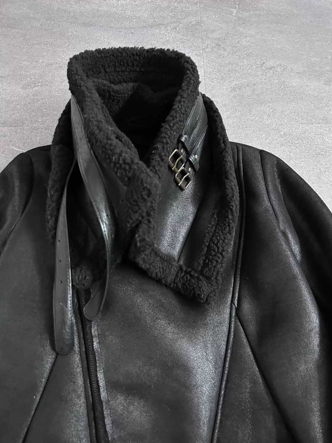 Other Double Mustang Vintage RO Shearling Unisex Jacket Size US S / EU 44-46 / 1 - 3 Thumbnail