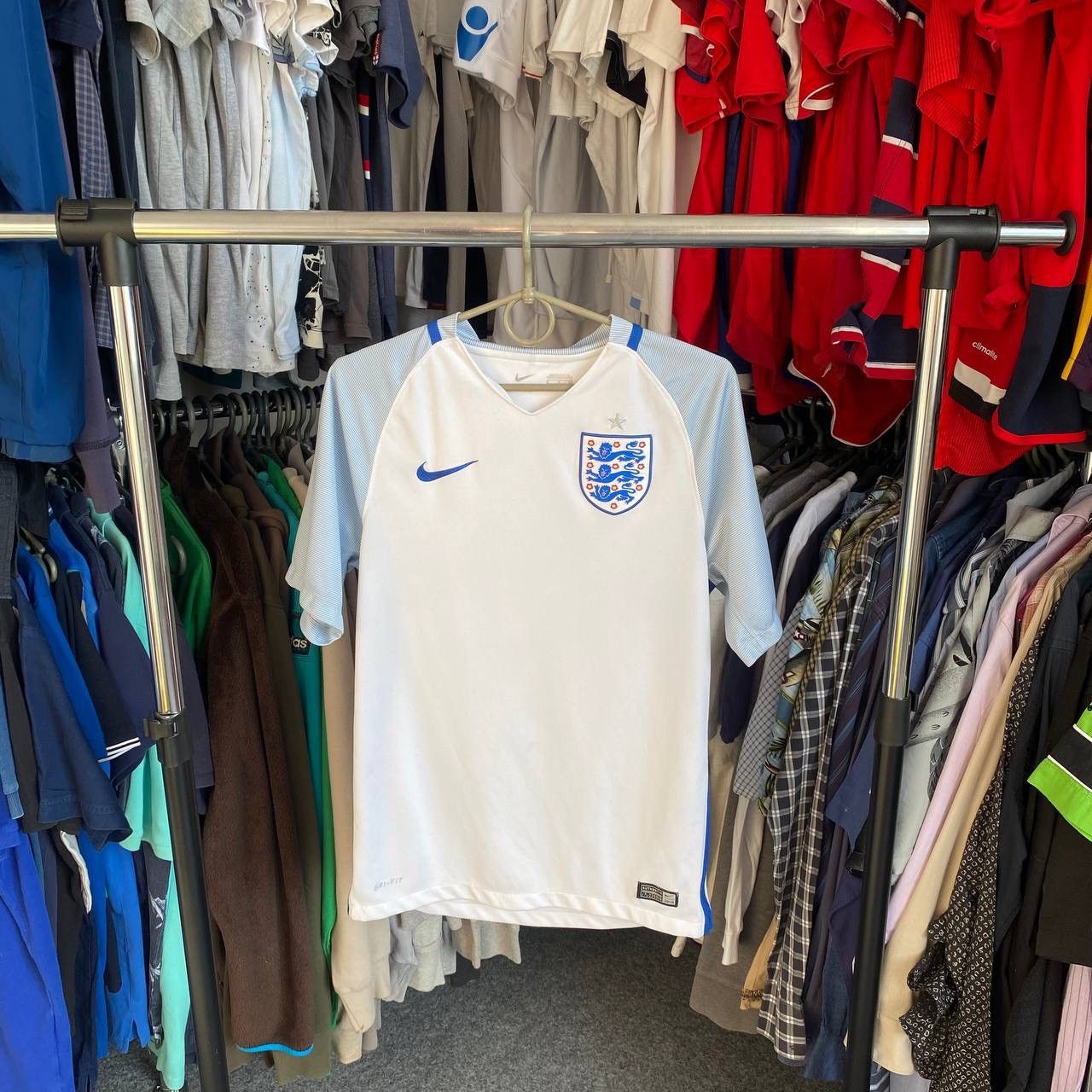 Nike × Vintage Vintage Nike FC England 2018 National soccer jersey Size US S / EU 44-46 / 1 - 1 Thumbnail