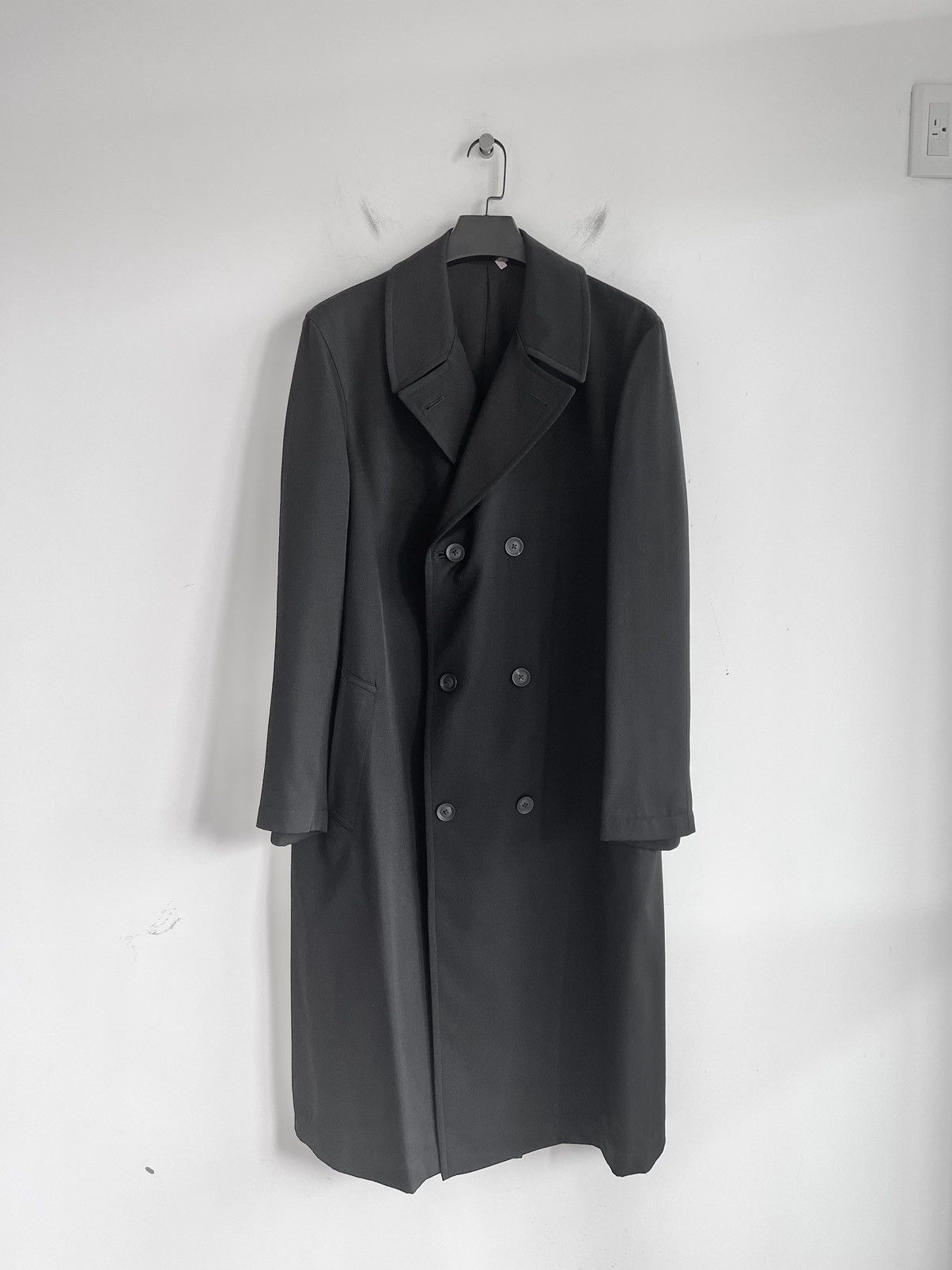 Yohji Yamamoto Yohji Yamamoto REGULATION - 8B DOUBLE BREASTED COAT Size US L / EU 52-54 / 3 - 11 Thumbnail