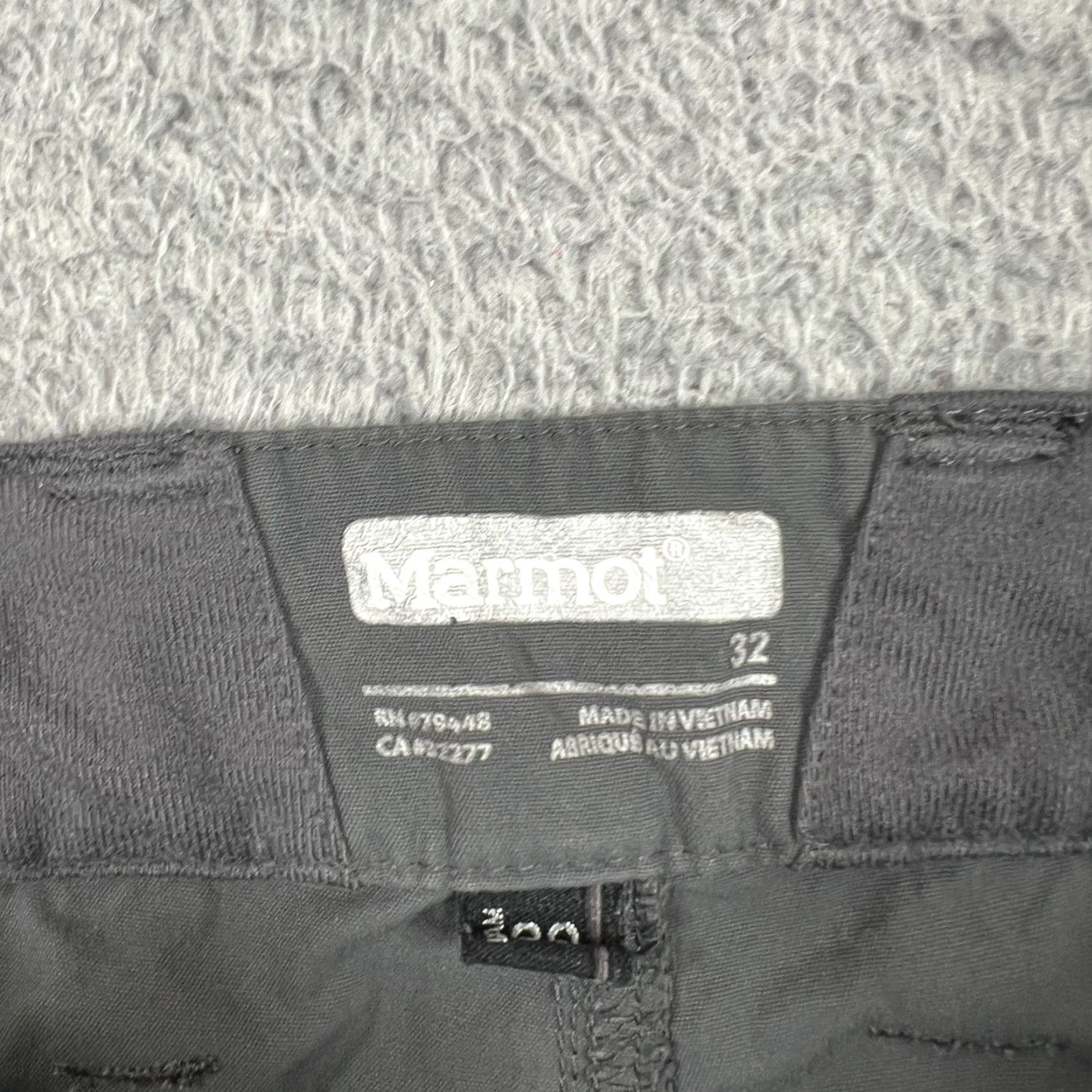 Marmot Marmot Gray Nylon Pants 30x30 Regular Fit 5-Pocket Straight Leg Hiking Mens Size US 30 / EU 46 - 5 Thumbnail