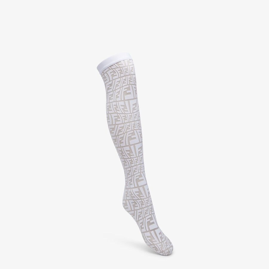 Fendi FF Summer Vertigo Macramé Socks 'Bianco'
