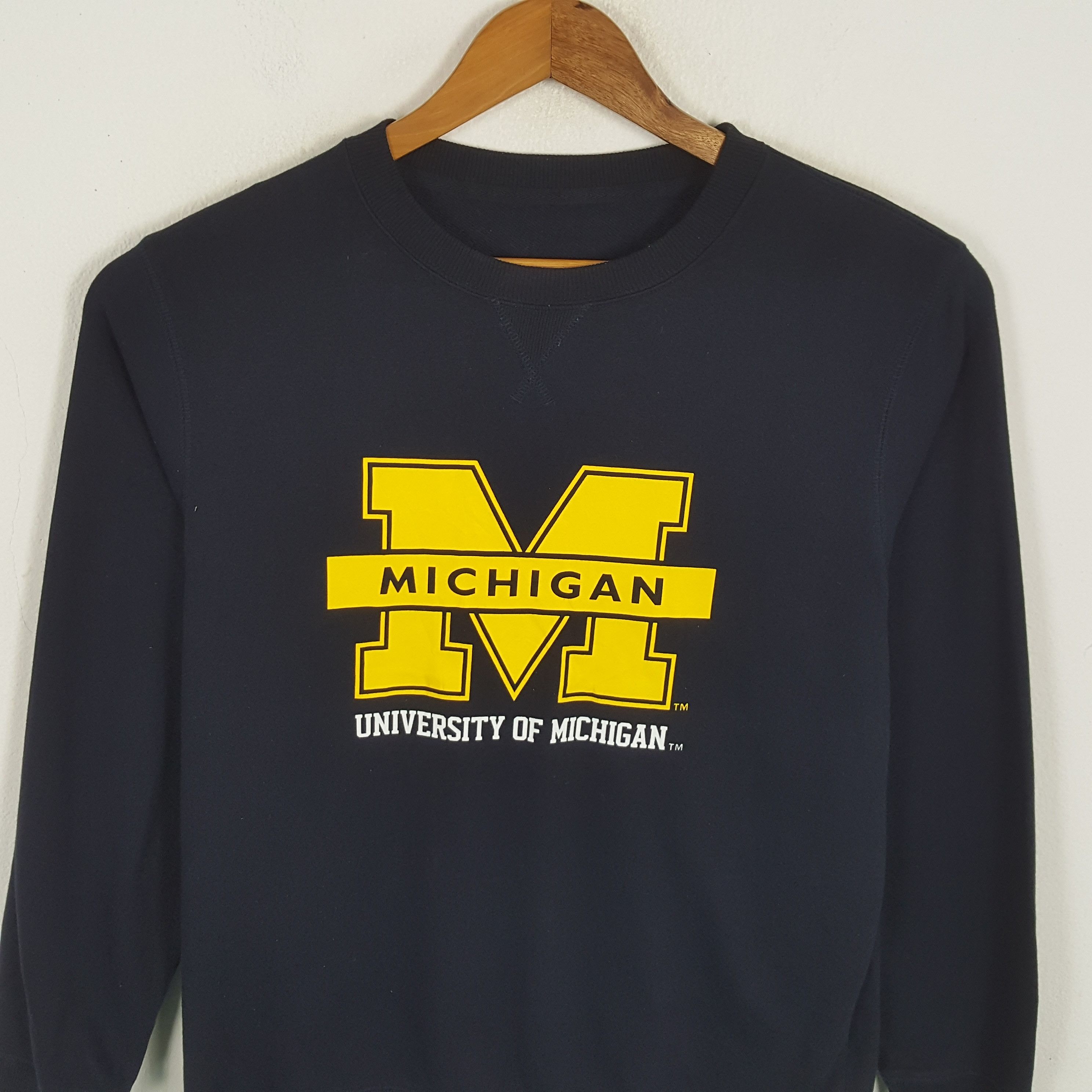 Vintage Vintage UNIVERSITY OF MICHIGAN Promo Streetwear Sweatshirt Size US M / EU 48-50 / 2 - 2 Thumbnail