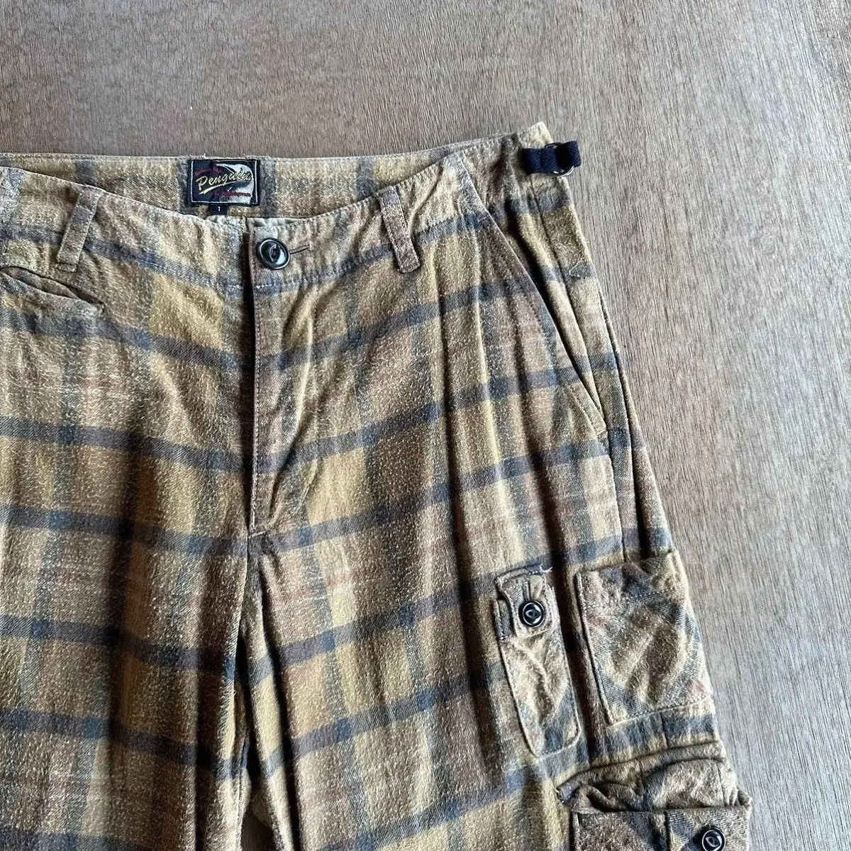 If Six Was Nine SICKS🔥PENGUIN MUNSINGWEAR JAPAN CHECK PLAID VTG DOUBLE KNEE Size US 30 / EU 46 - 6 Thumbnail