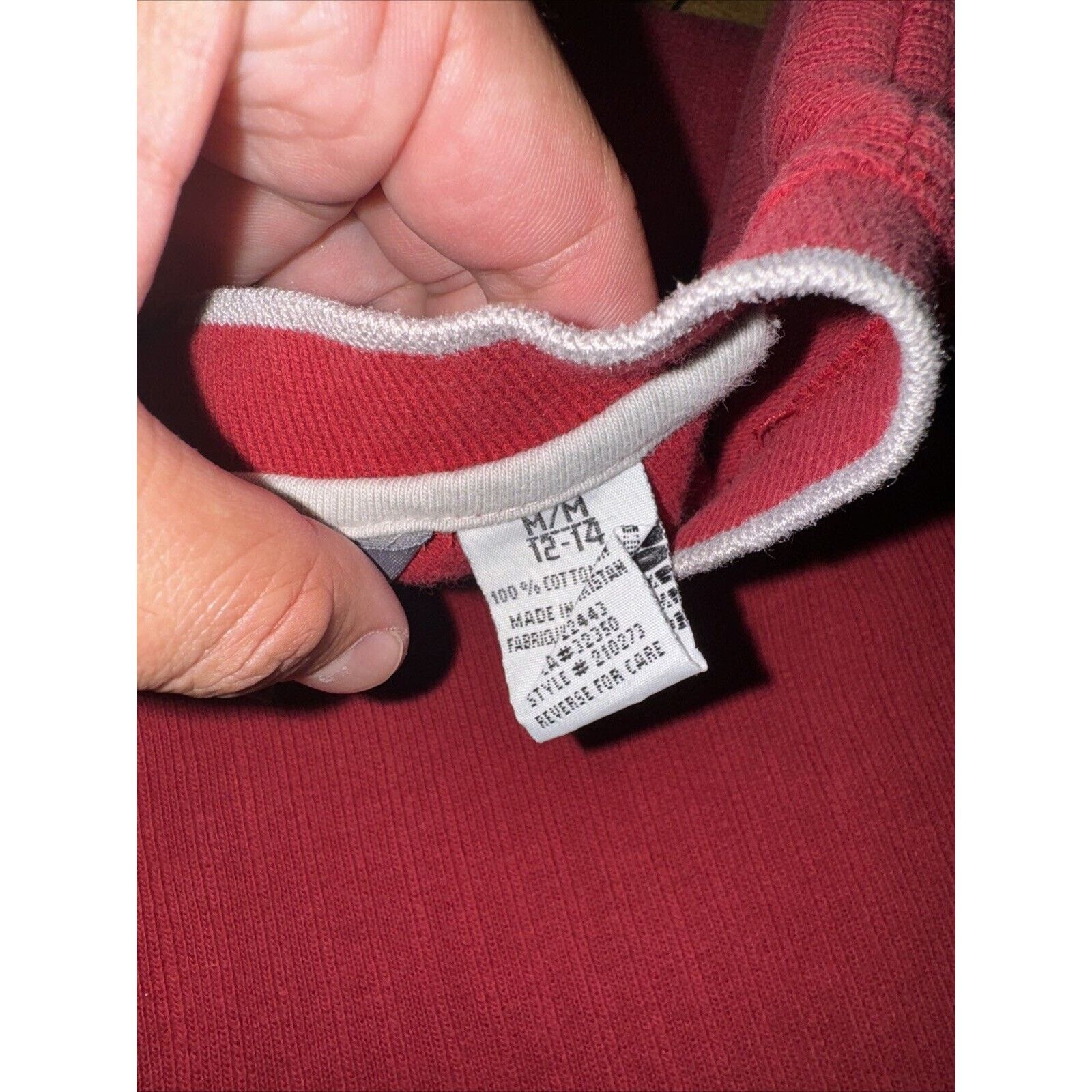 Quiksilver × Vintage Quicksilver Long Sleeve Shirt Boys M 12/14 21x23 Red Size US M / EU 48-50 / 2 - 4 Thumbnail