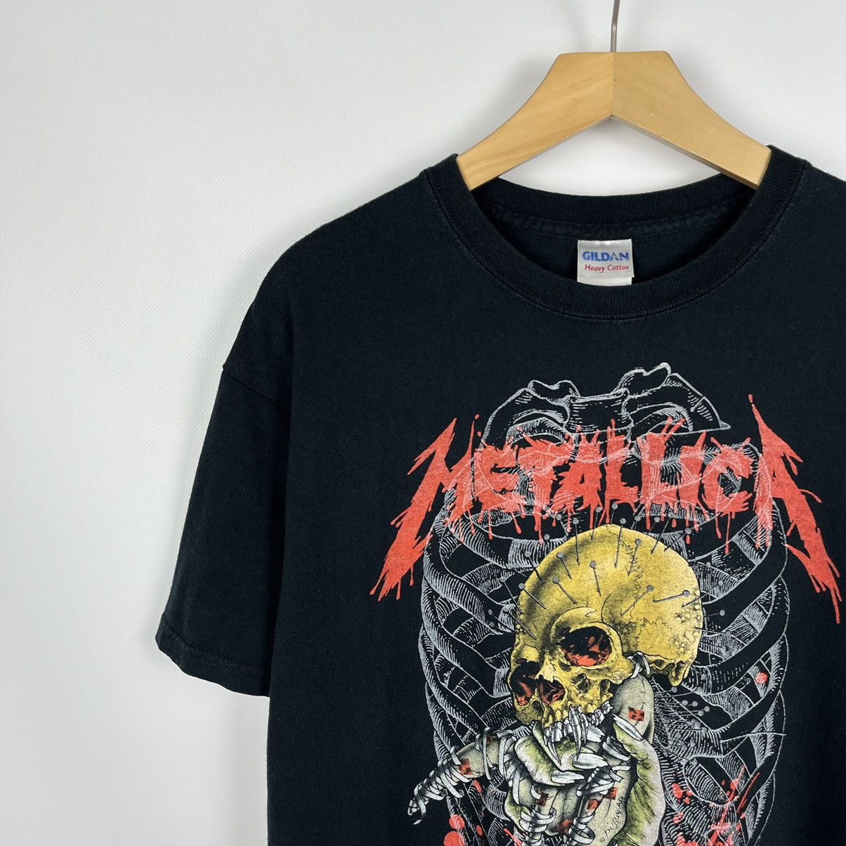 Band Tees Vintage Metallica Pushead Rare Rock Band T Shirt 2000’s Size US M / EU 48-50 / 2 - 6 Thumbnail