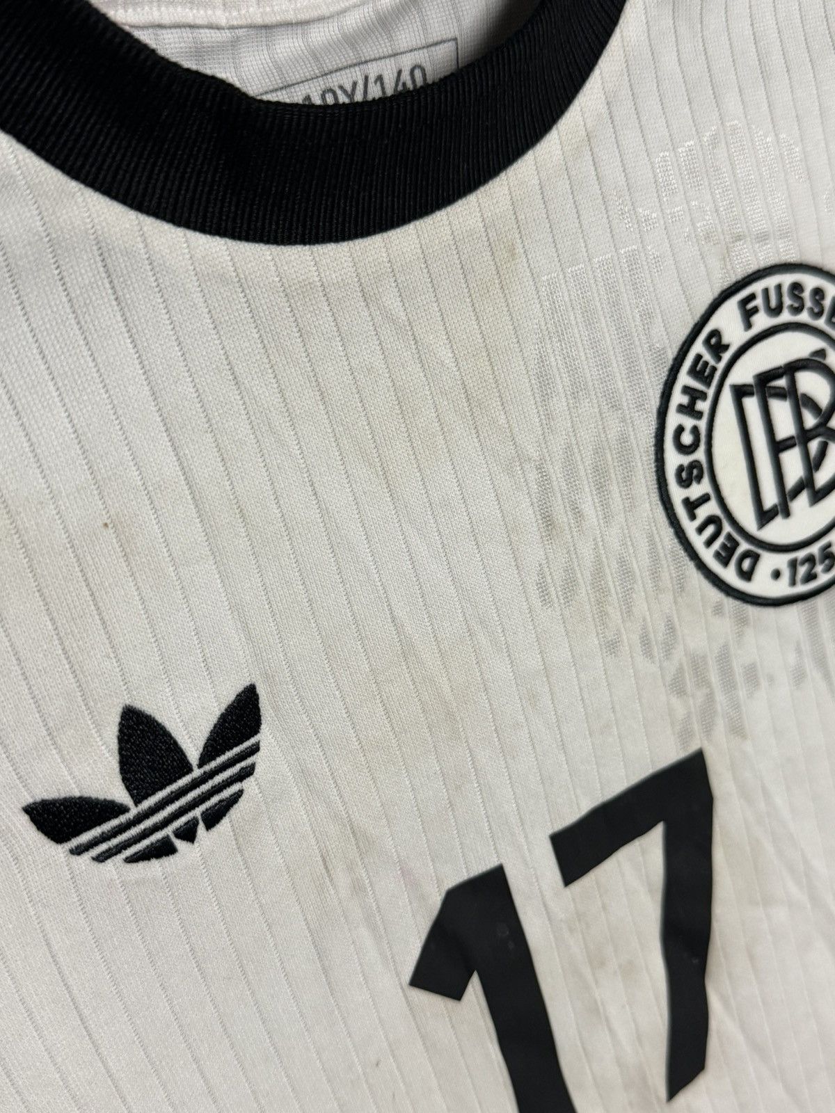 Adidas KIDS Germany Anniversary 125 Wirtz Football Jersey T-Shirt Size US XS / EU 42 / 0 - 7 Thumbnail