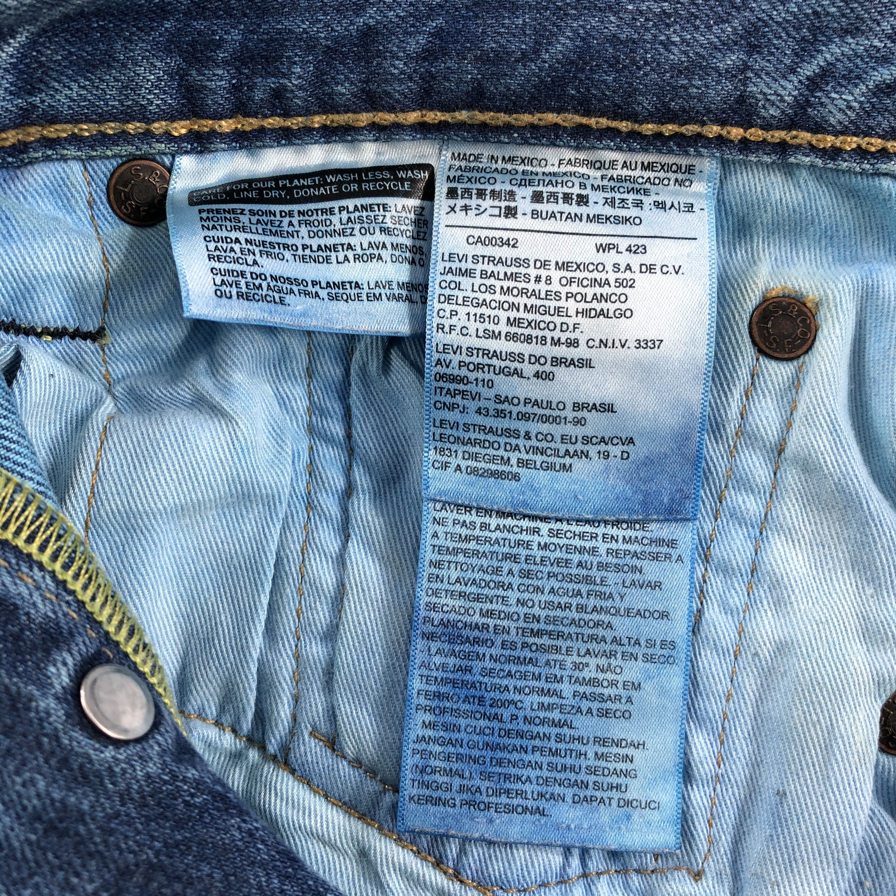 Levi's Levis 501 Custom Colour Jeans-JM846 Size US 31 - 9 Thumbnail