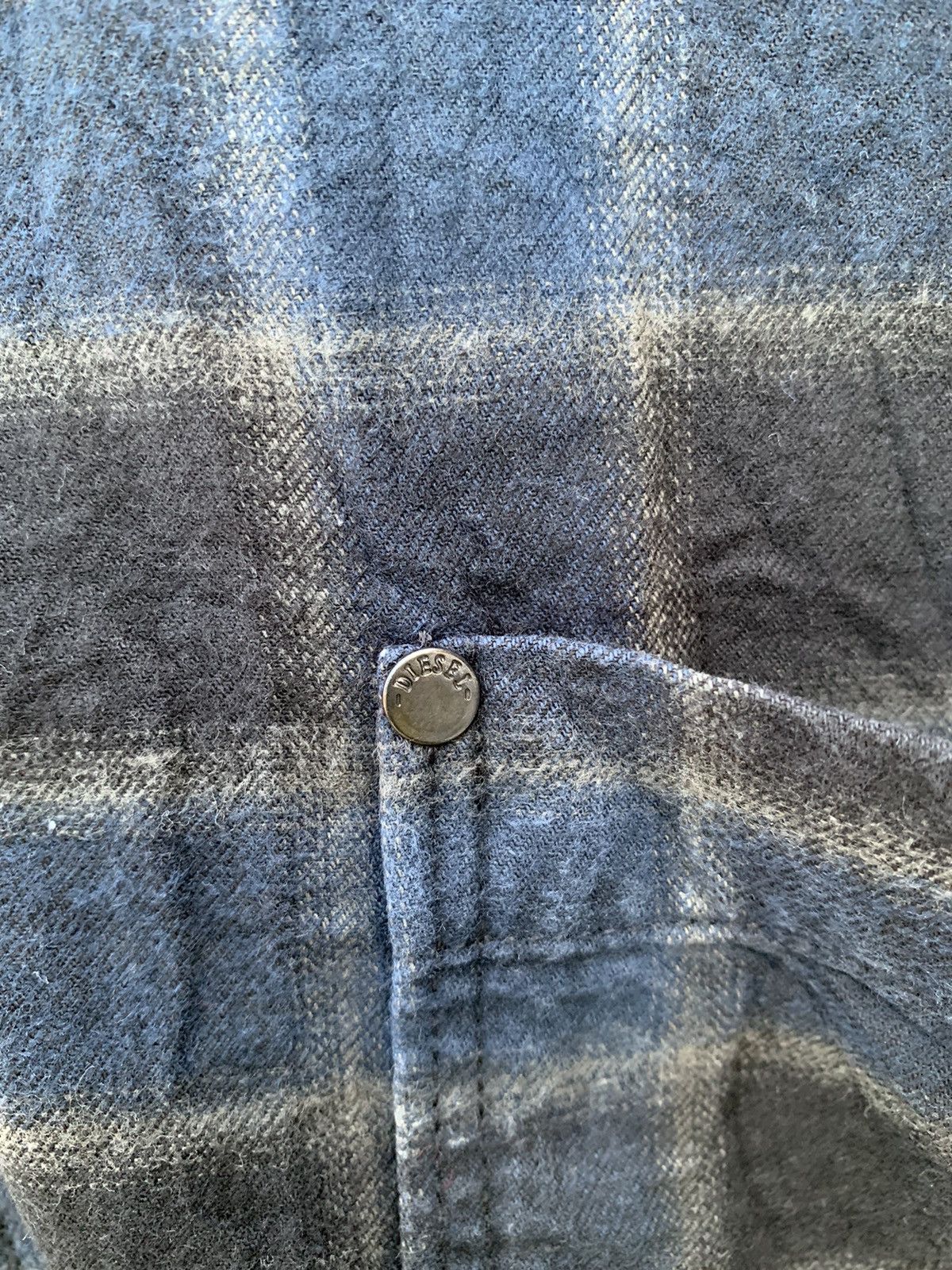 Diesel 🔥Steals🔥 Diesel Plaid Button Up With Hoodie Size US XL / EU 56 / 4 - 6 Thumbnail