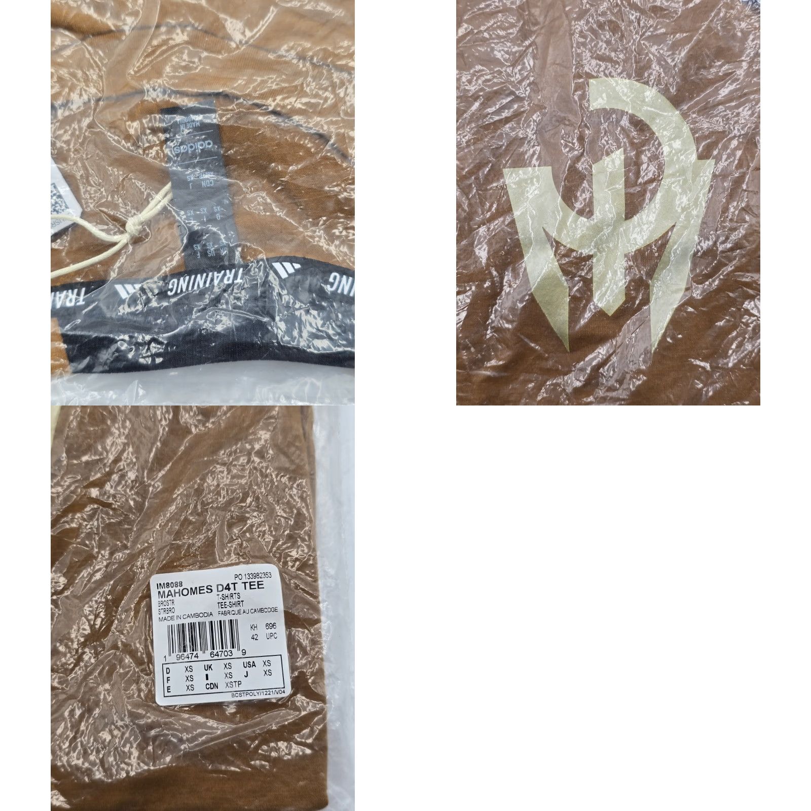 Adidas adidas NWT Mahomes Bronze Strata Men’s Designed 4 Training T-Shirt - Size XS Size US XS / EU 42 / 0 - 9 Thumbnail