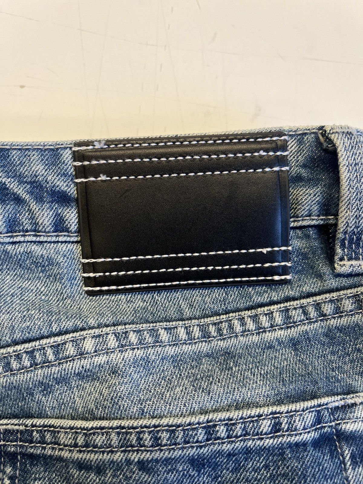 Fax Copy Express “000” Slim Flared Jeans Size 32" / US 10 / IT 46 - 14 Thumbnail