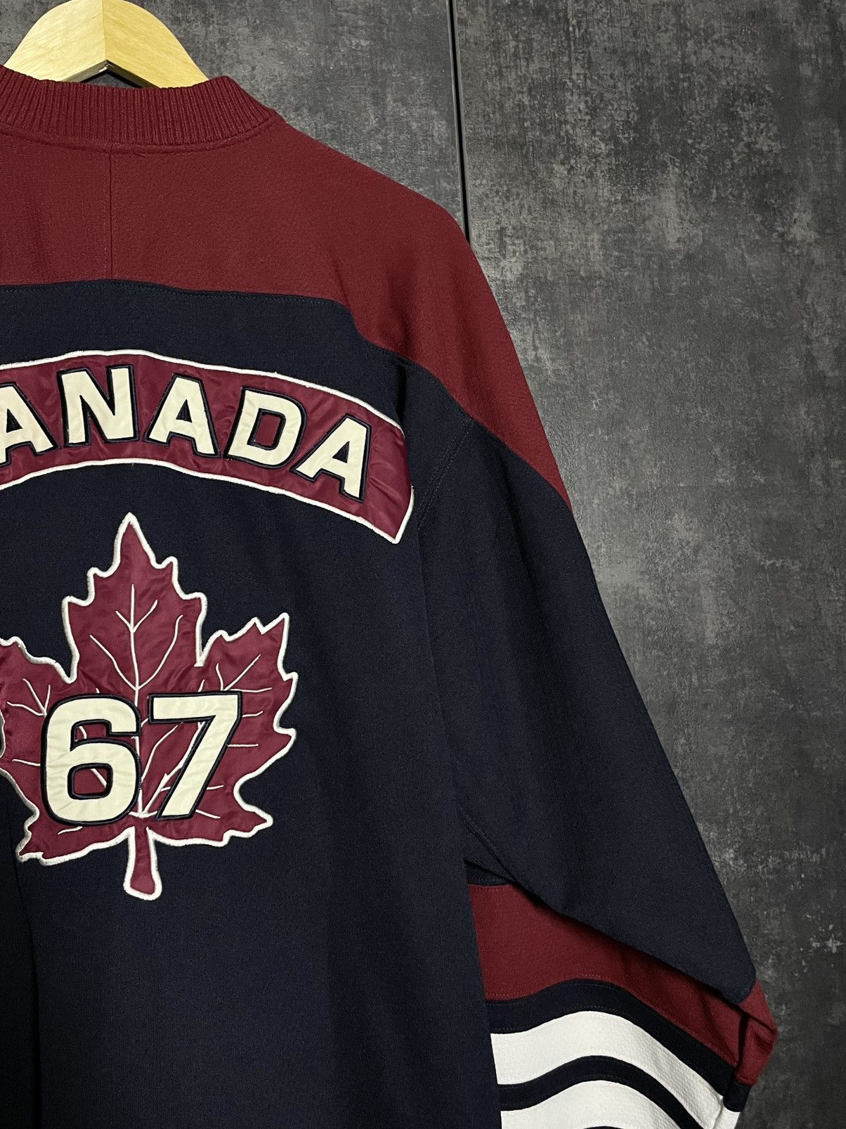 Vintage Vintage Canada 67 Hockey Jersey Supreme Nike 424 Hysteric Y3 Size US L / EU 52-54 / 3 - 11 Thumbnail