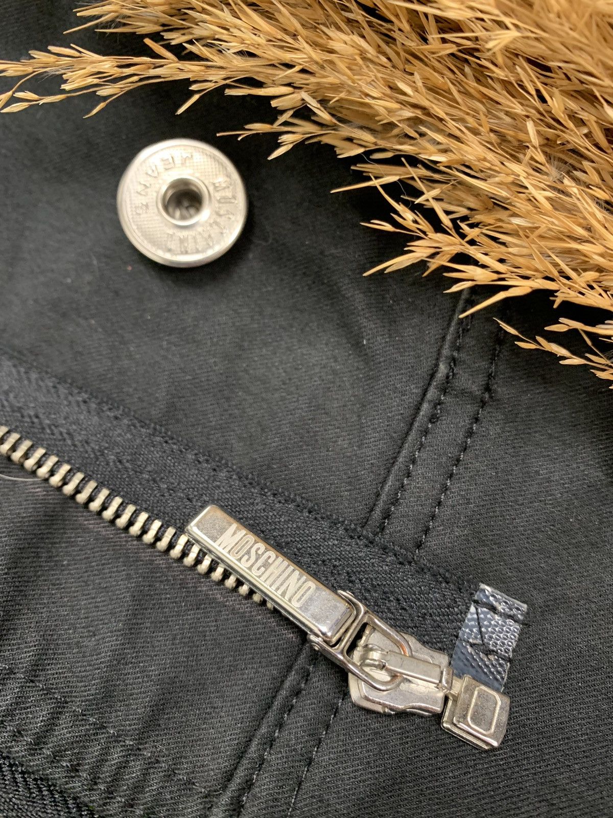 Designer × Moschino Rare New Moschino Donna Denim Metallic Jacket Size M / US 6-8 / IT 42-44 - 12 Thumbnail