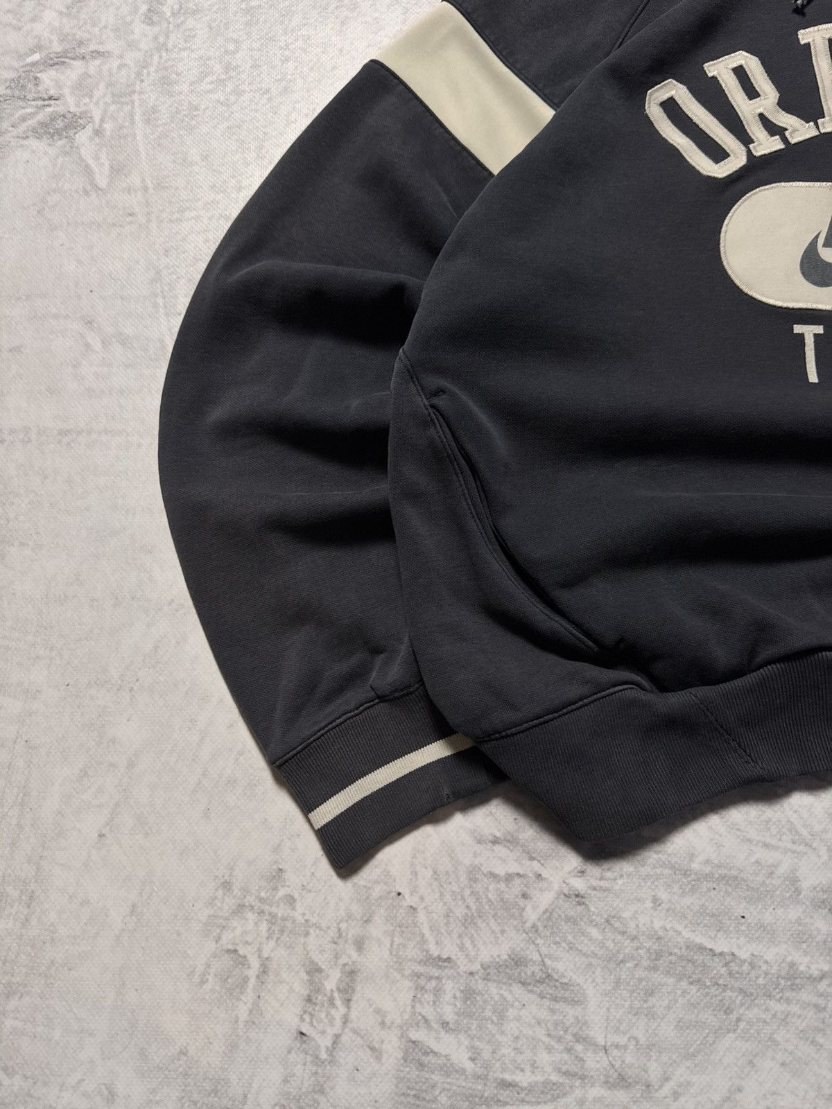 Nike × Vintage 00s Nike Vintage Big Logo Oversize Oregon Hoodie Y2K Size US L / EU 52-54 / 3 - 3 Thumbnail