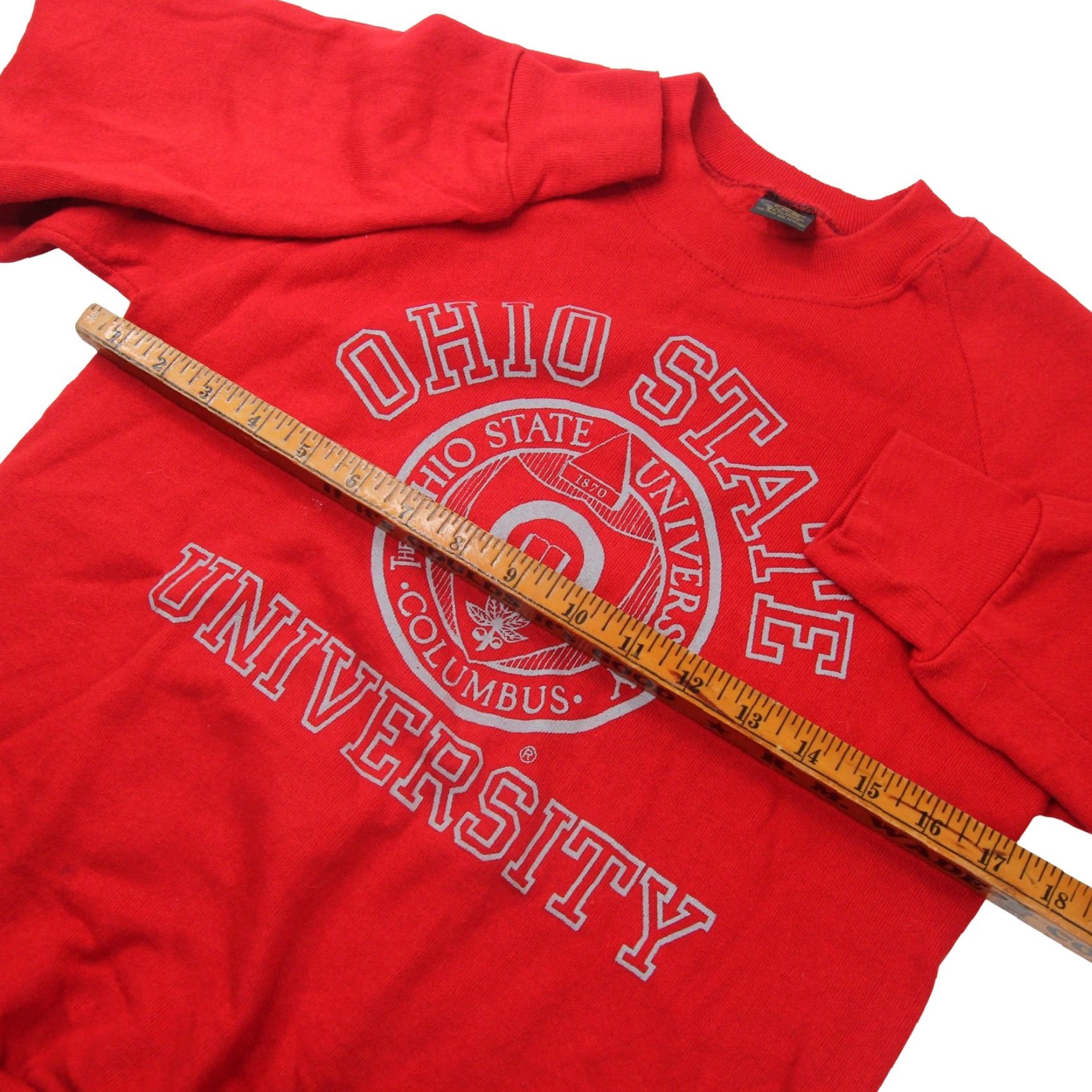 Vintage VINTAGE Ohio State University Mens Small Crewneck Sweatshirt Red Size US S / EU 44-46 / 1 - 6 Thumbnail