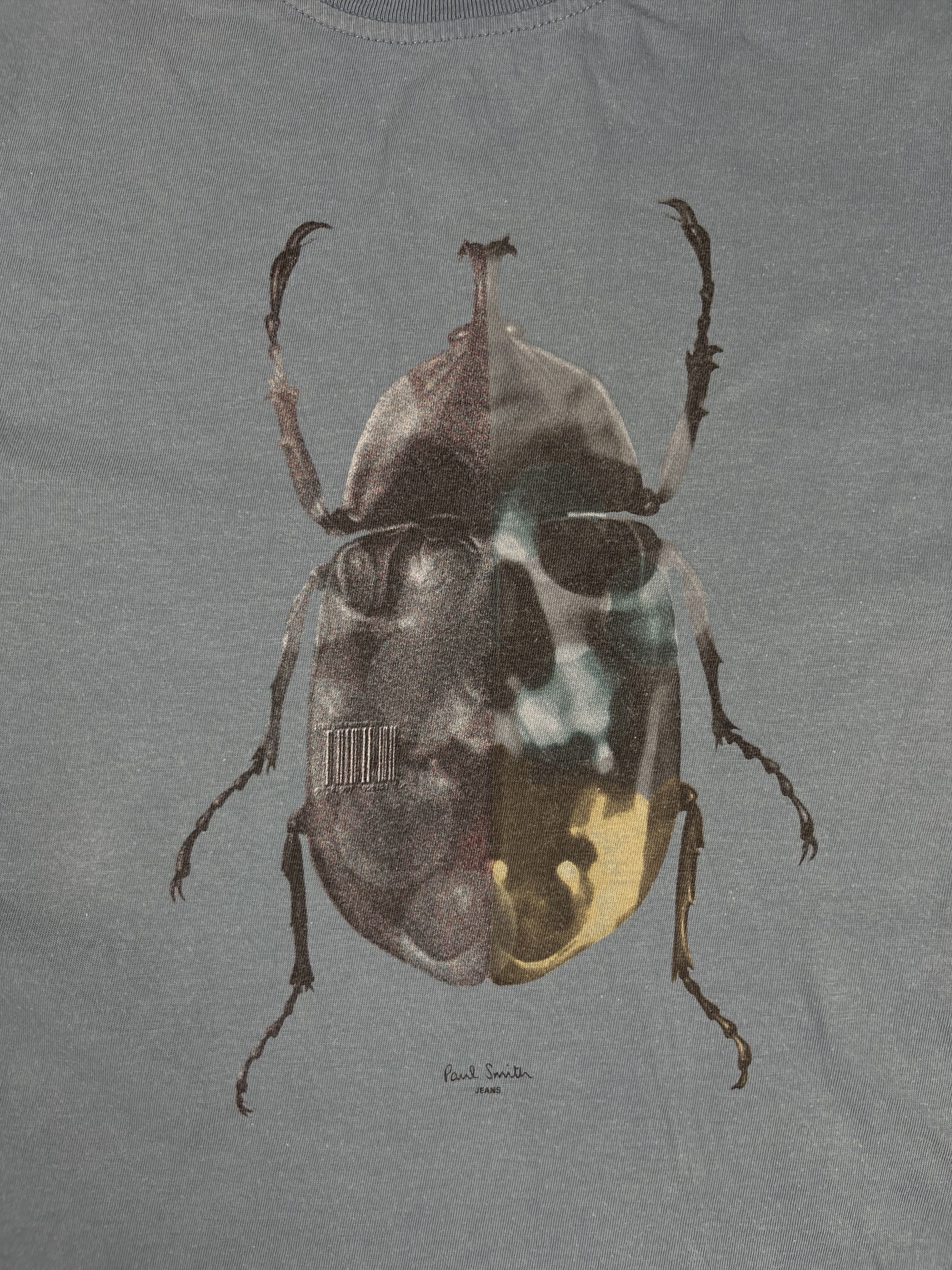 Paul Smith Paul Smith Skull Beetle Graphic T-Shirt Blue Tee Size US S / EU 44-46 / 1 - 2 Thumbnail