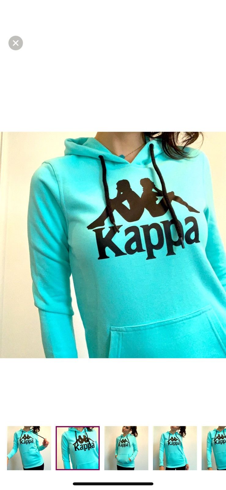 Kappa KAPPA TURQOISE SWEATER Size XS / US 0-2 / IT 36-38 - 2 Thumbnail