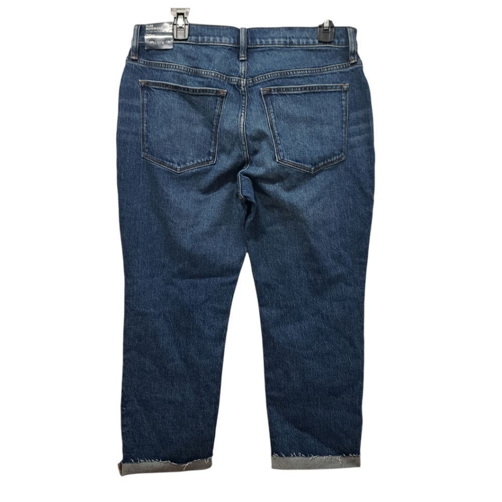 J.Crew J.Crew Slim Boyfriend Jeans All Day Stretch Straight Leg Size 29 Petite Blue NWT Size 29" - 3 Thumbnail