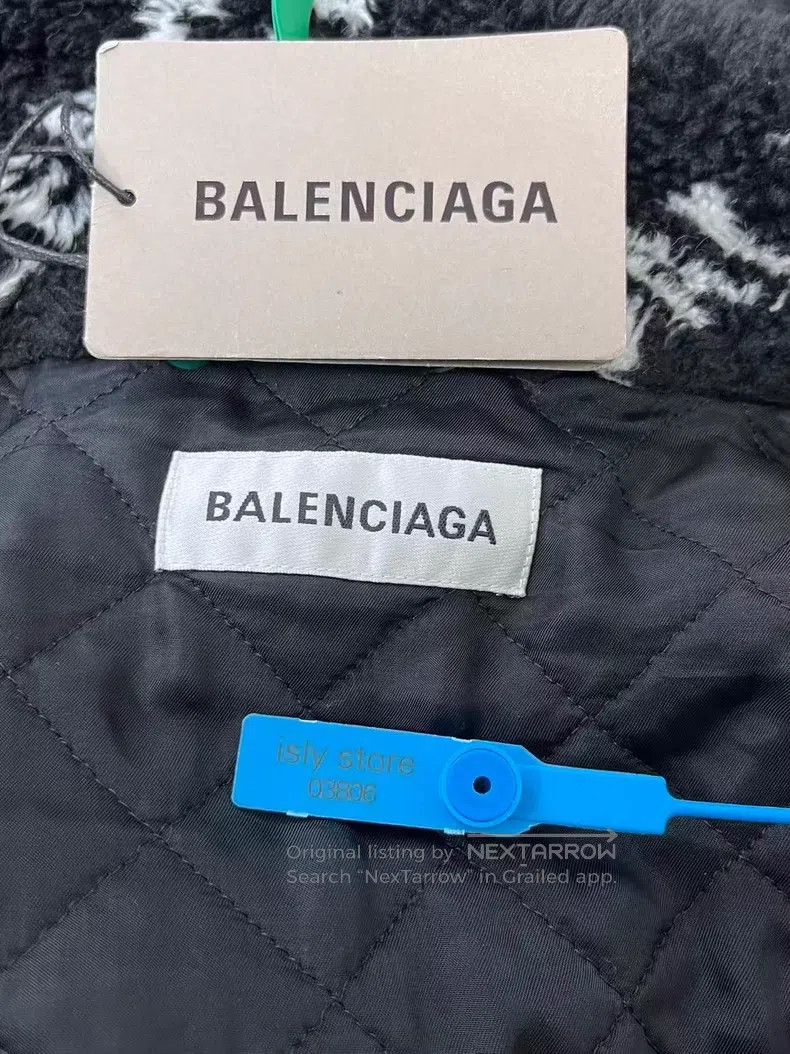 Balenciaga Balenciaga Logo All-Over Print Loose Zipper Jacket Coat Size XS / US 0-2 / IT 36-38 - 5 Thumbnail