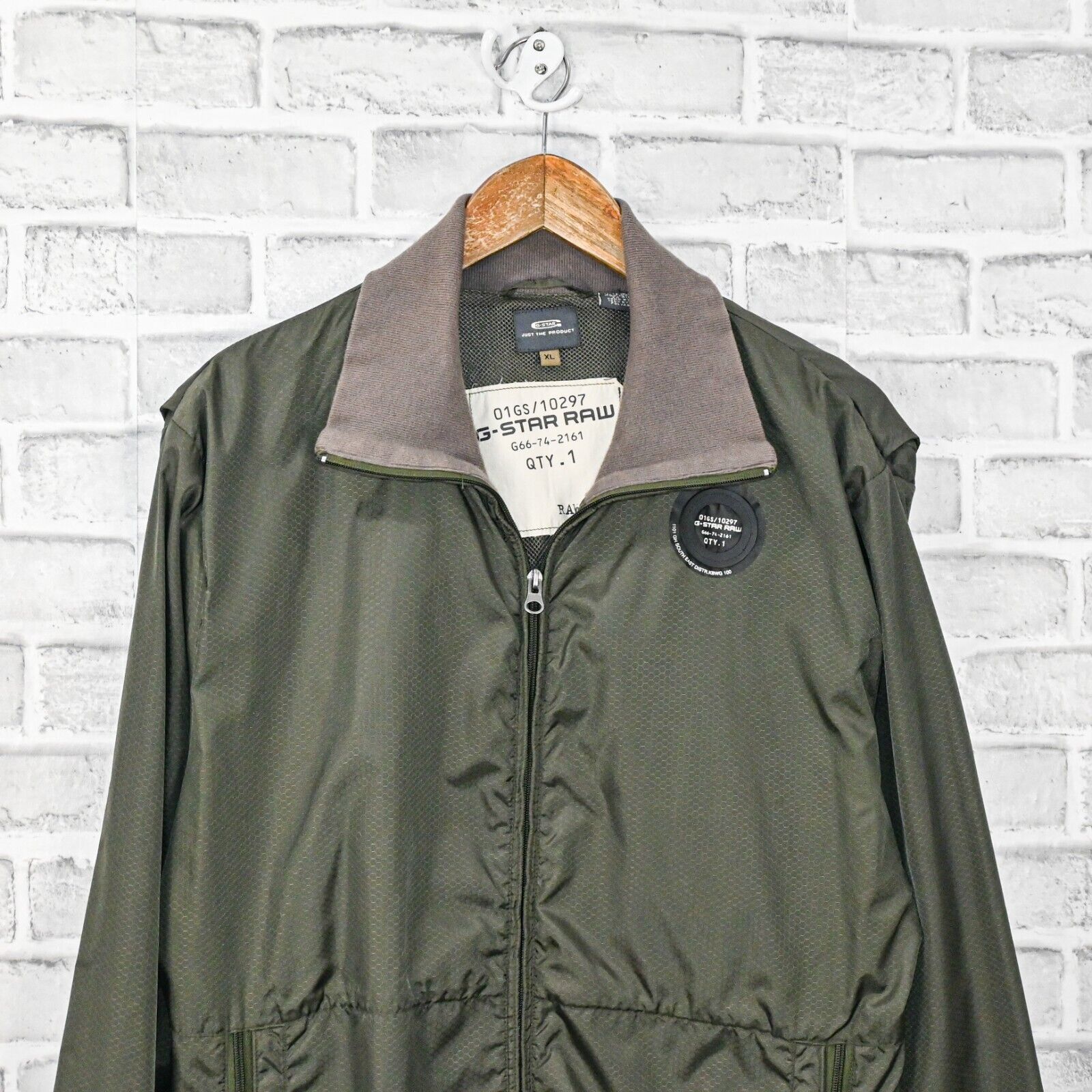 G-Star G Star RAW Men's Zip up Lightweight Jacket in olive Green Size US XL / EU 56 / 4 - 3 Thumbnail