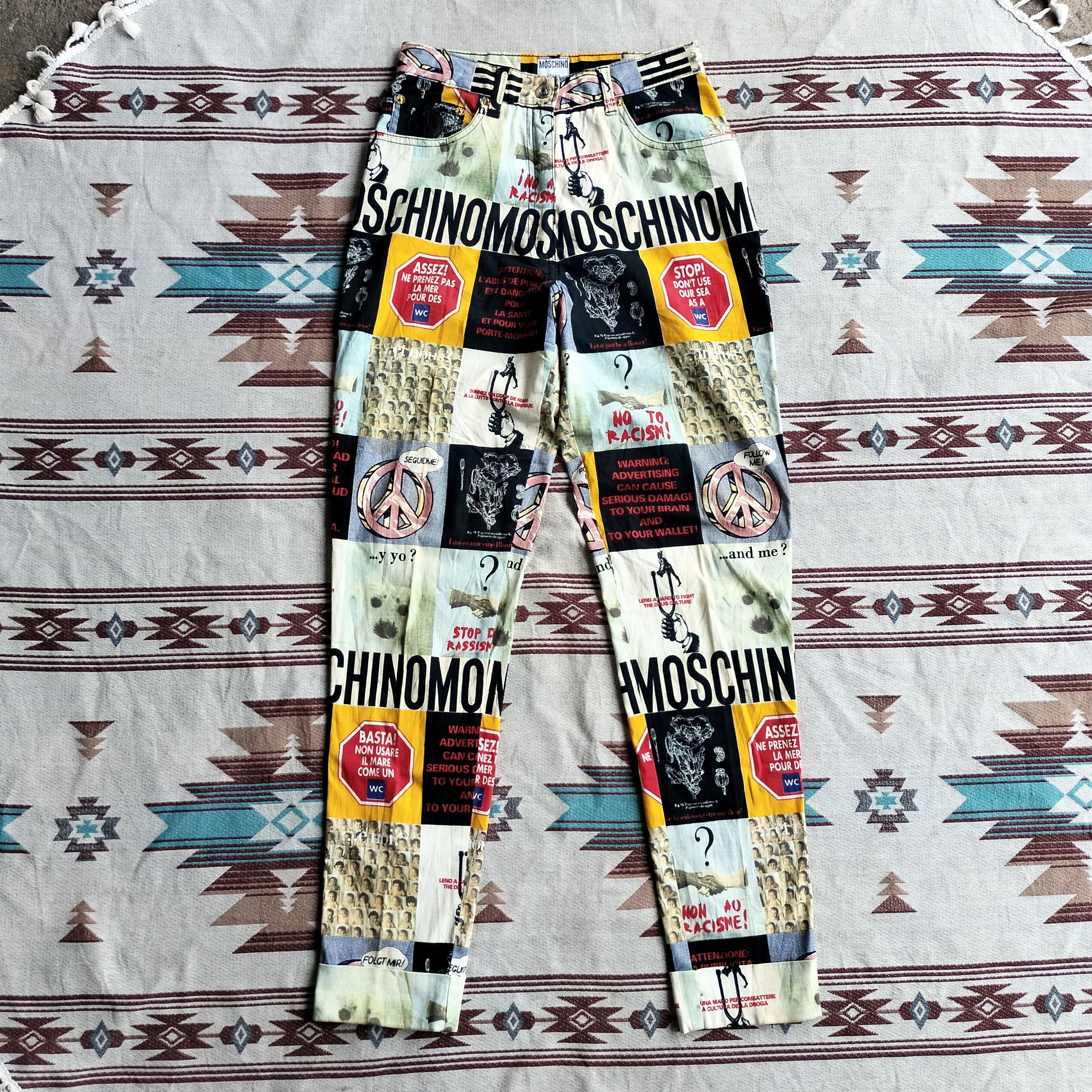 【関税込み】moschino Tea time' print pants Moschino 'Tea Time' Print Pants | Grailed