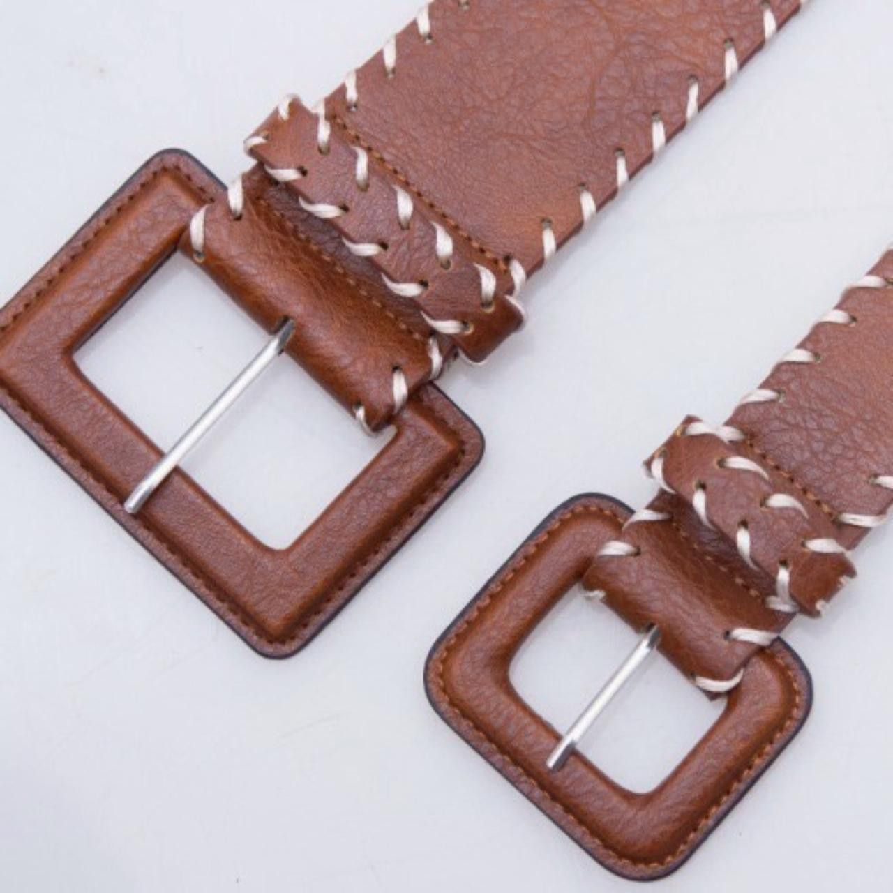 Other Rare Y2K Chunky Oversized Buckle Boho Belt OS Size ONE SIZE - 5 Thumbnail