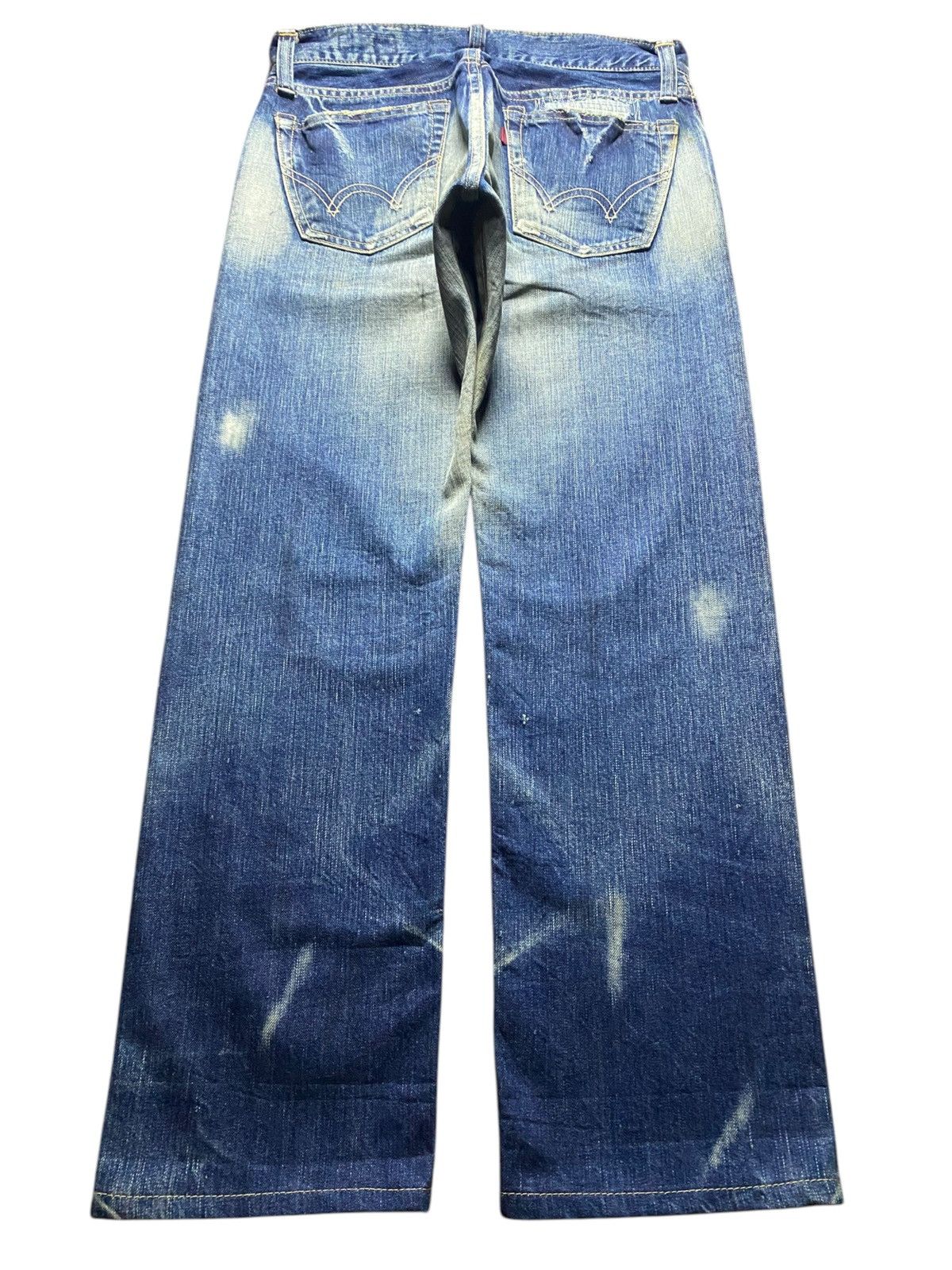 Edwin Edwin Vintage Special Unique Fade Distressed Loose Jeans Size US 30 / EU 46 - 2 Thumbnail
