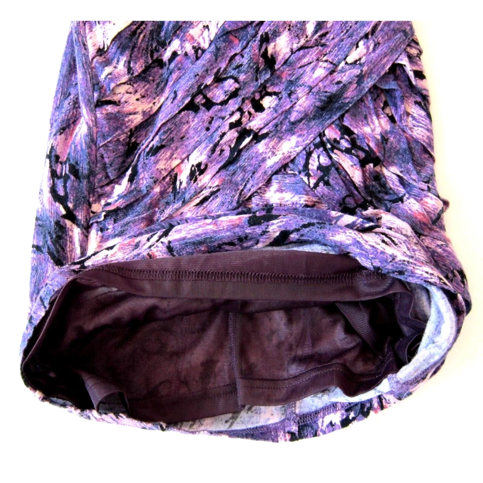 Guess GUESS Dress 100% Rayon Stretch Purple Pink Bodycon Slip XS Womens Size XS / US 0-2 / IT 36-38 - 7 Thumbnail