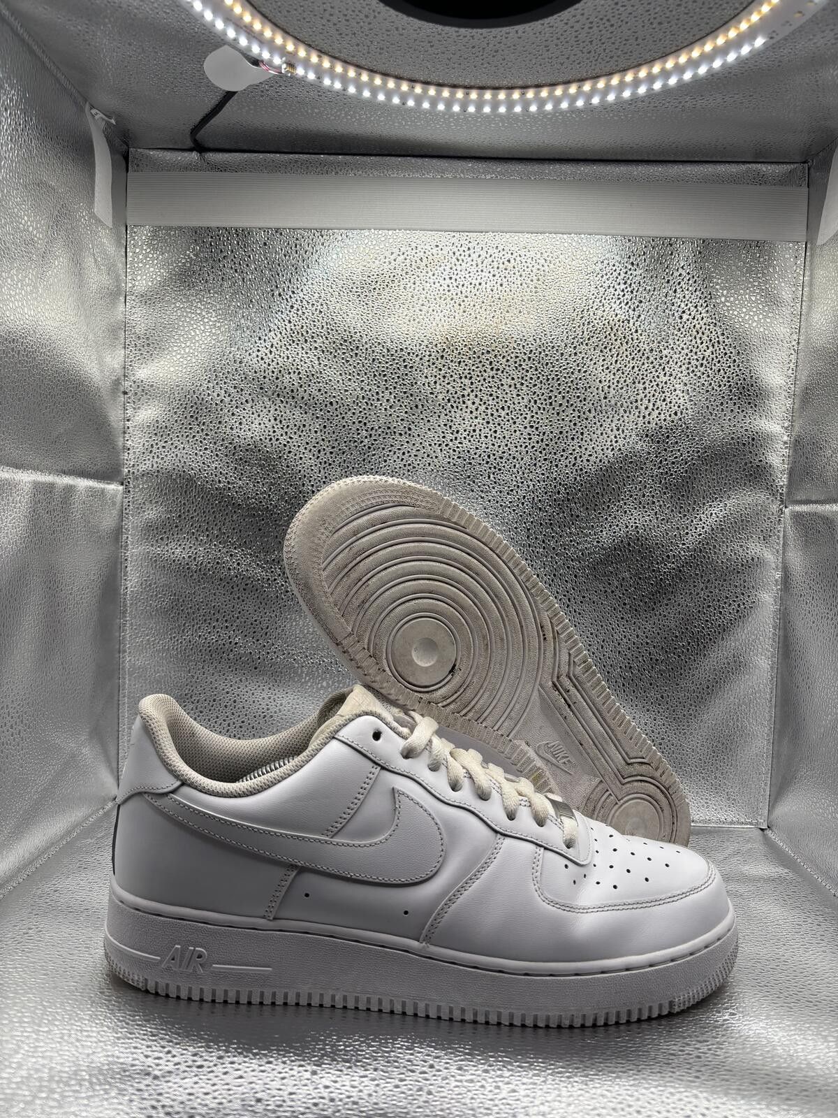 Nike Nike Air Force 1 low triple white Size US 11.5 / EU 44-45 - 1 Thumbnail