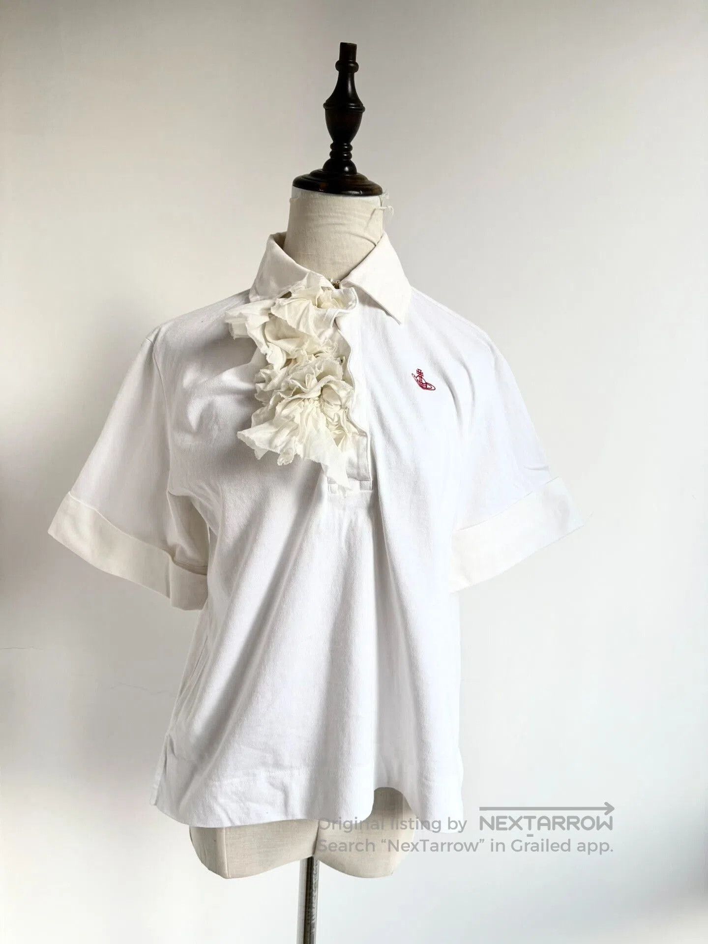 Vivienne Westwood Vivienne Westwood White Saturn Short Sleeve Top. Size M / US 6-8 / IT 42-44 - 1 Thumbnail