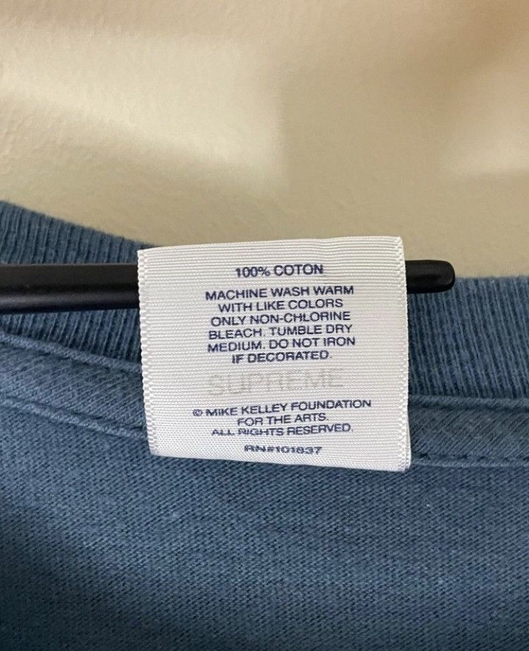 Supreme x Mike Kelley “AhhYouth!” L/S Slate F/W 18
