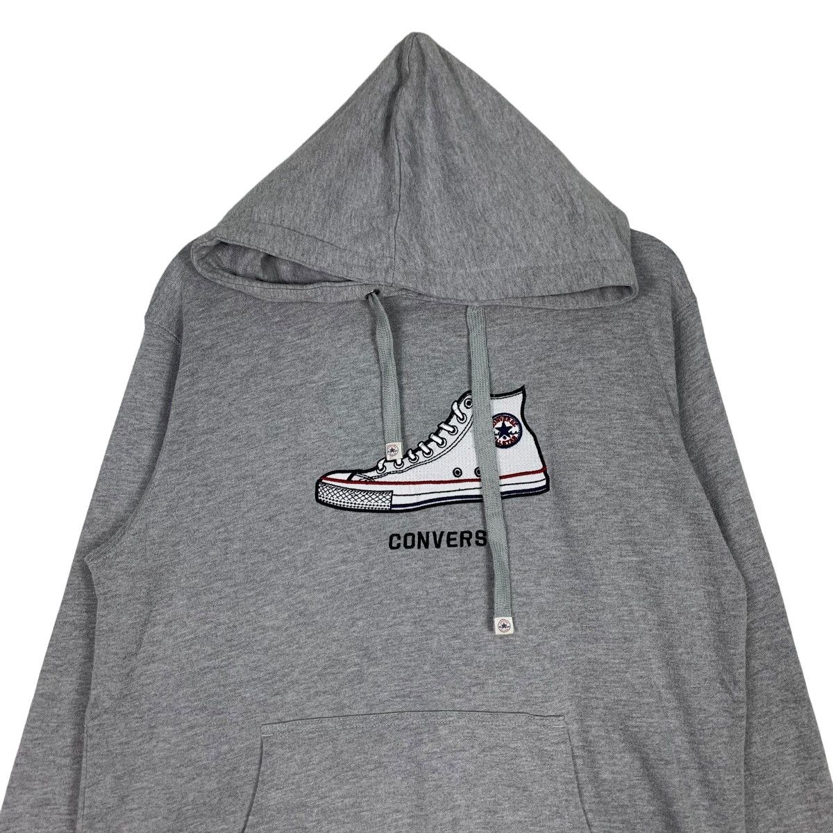 Converse CONVERSE Shoes Big Logo Pullover Hoodies #0821-C37 Size US L / EU 52-54 / 3 - 3 Thumbnail