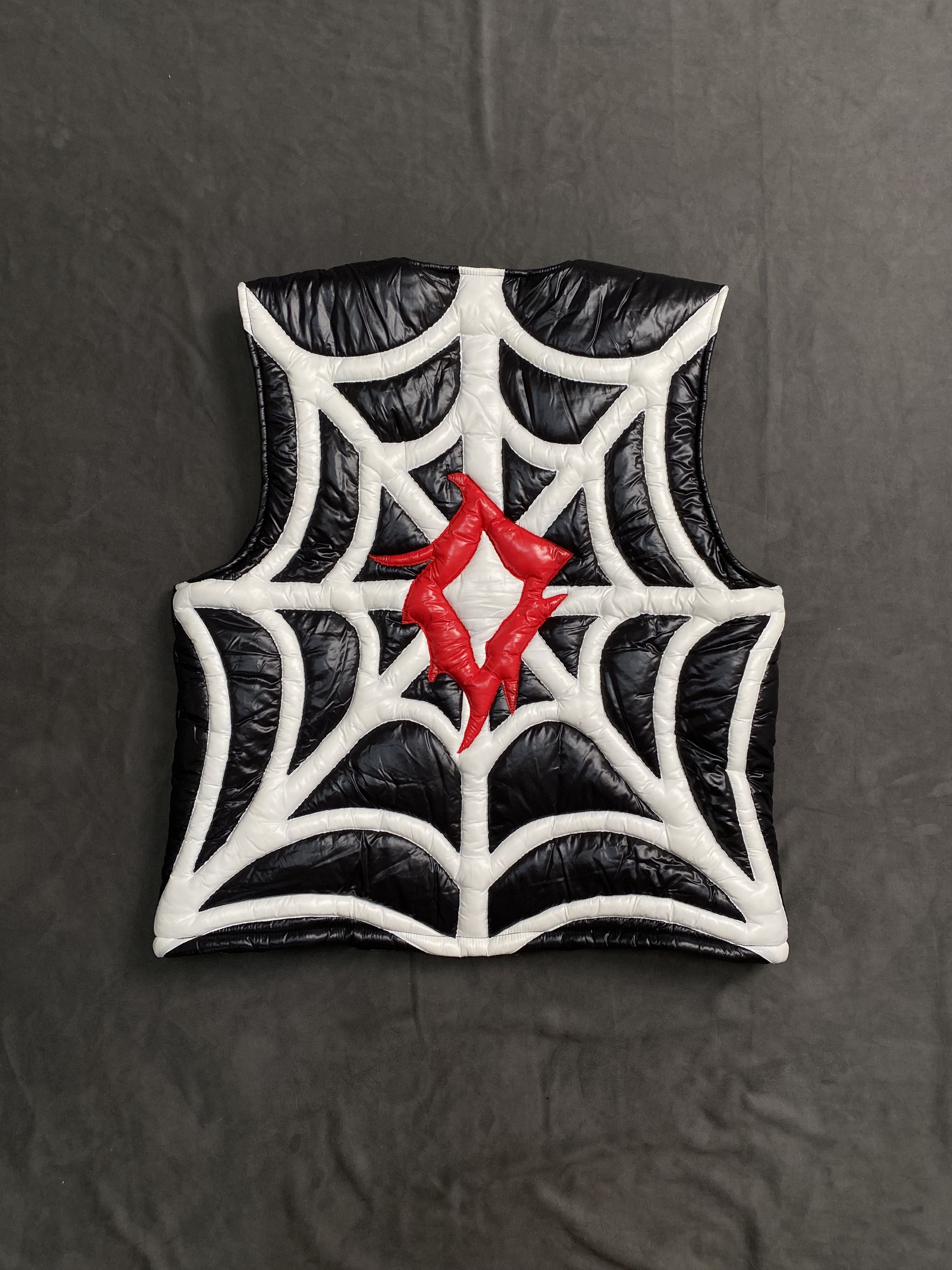 Other Rare 1OF1 Spider Graphic Puffer Vest Black Medium Size US M / EU 48-50 / 2 - 6 Thumbnail