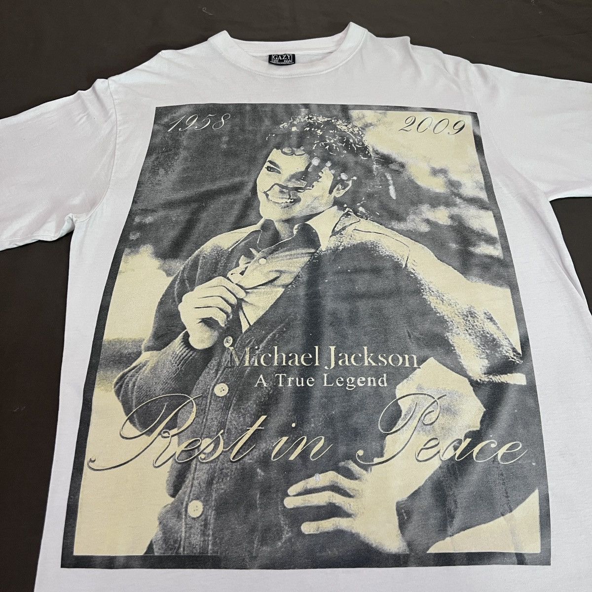 Rap Tees × Vintage Vintage Y2K Michael Jackson "A True Legend" Tee Faded 2XL Size US XXL / EU 58 / 5 - 1 Thumbnail