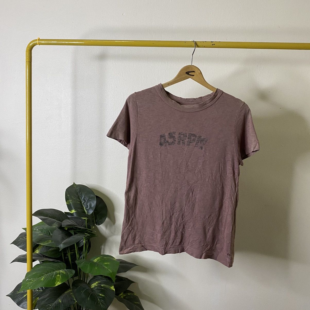45rpm 55 Rpm Spell Out Brown T Shirt Size US S / EU 44-46 / 1 - 1 Thumbnail