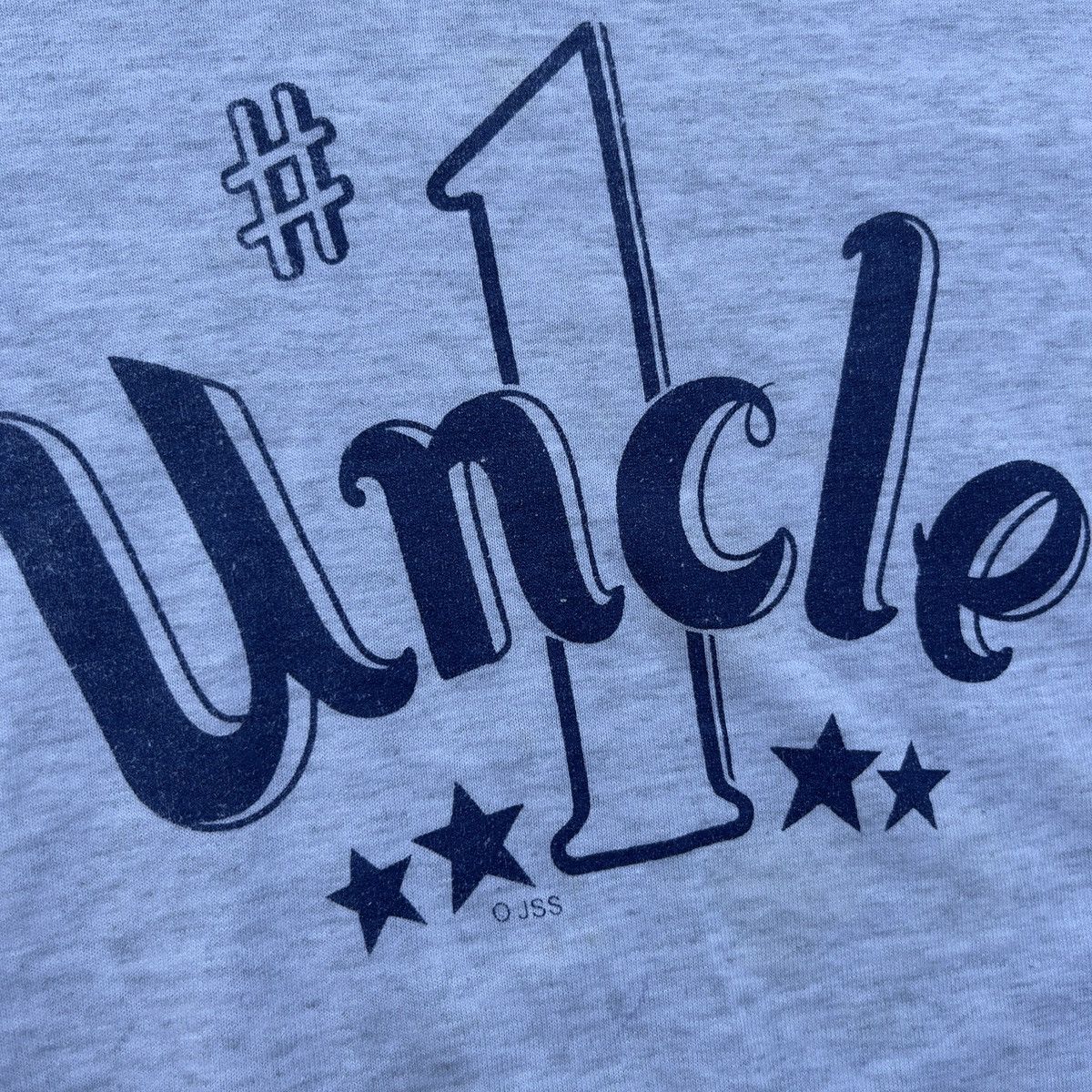 Fruit Of The Loom × Vintage Vintage 90s #1 UNCLE Single Stitch Shirt Size US L / EU 52-54 / 3 - 3 Thumbnail