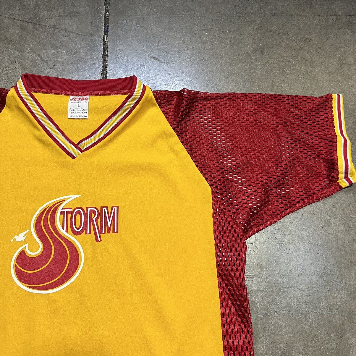 Vintage Vintage 80s Storm Mesh Baseball Athletic Jersey Made in USA Size US L / EU 52-54 / 3 - 3 Thumbnail